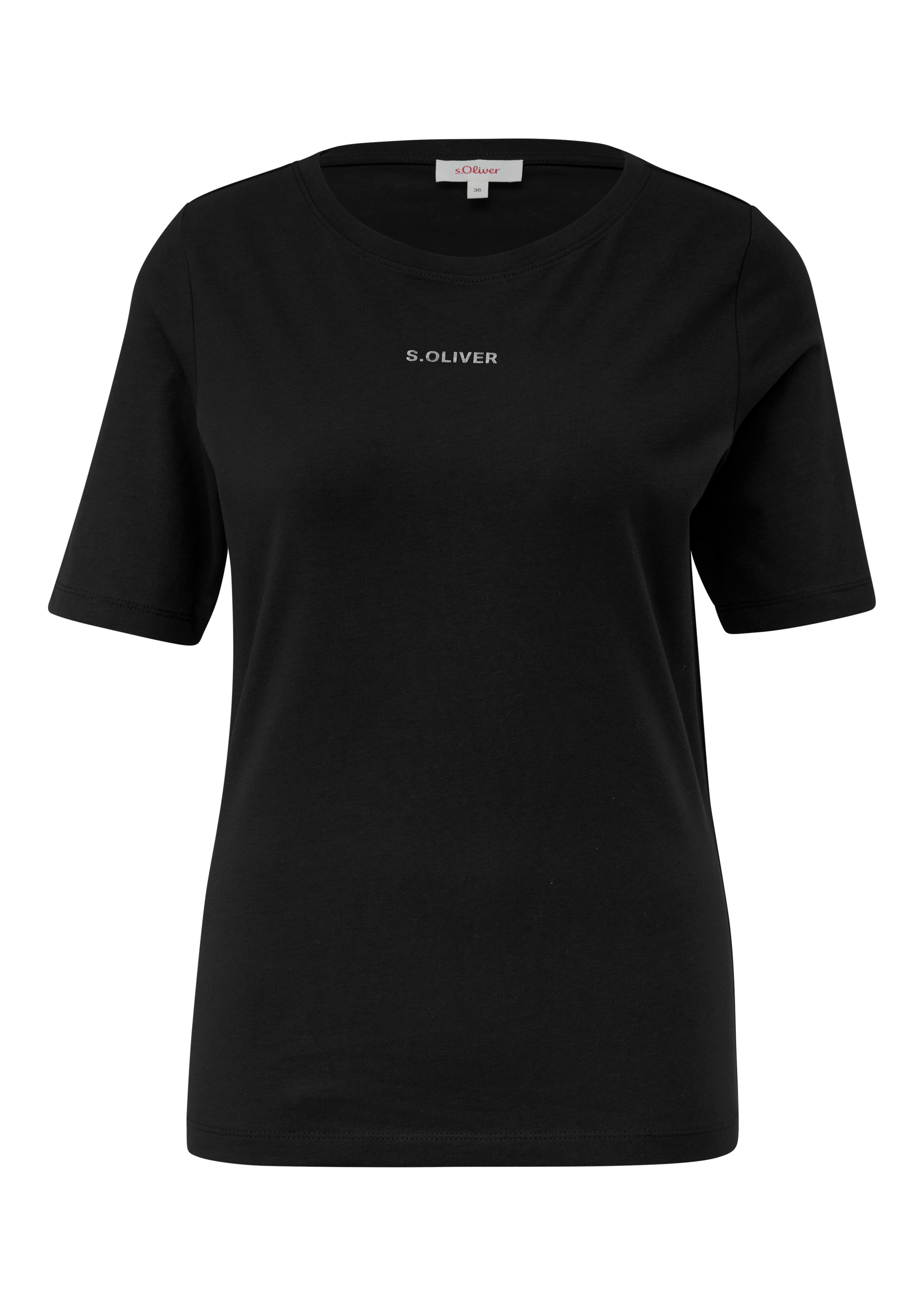 s.Oliver T-Shirt, mit Logoschriftzug