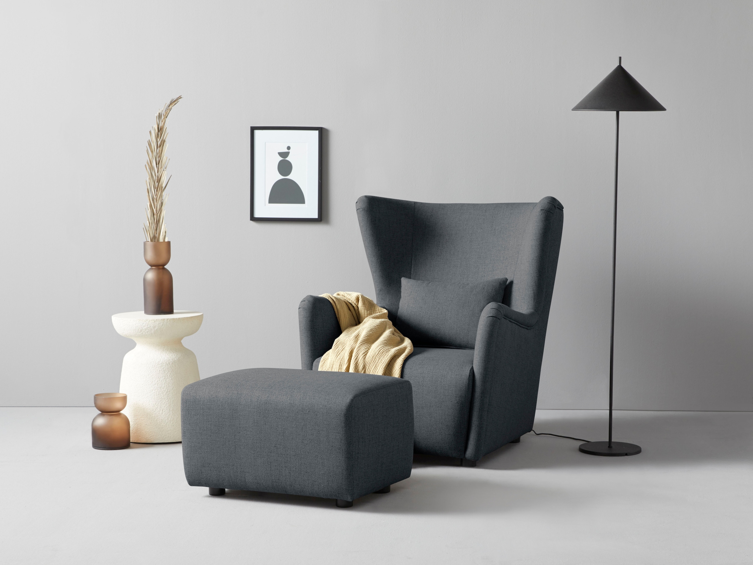 LeGer Home by Lena Gercke Ohrensessel »Levke Sessel«, wahlweise mit oder oh günstig online kaufen