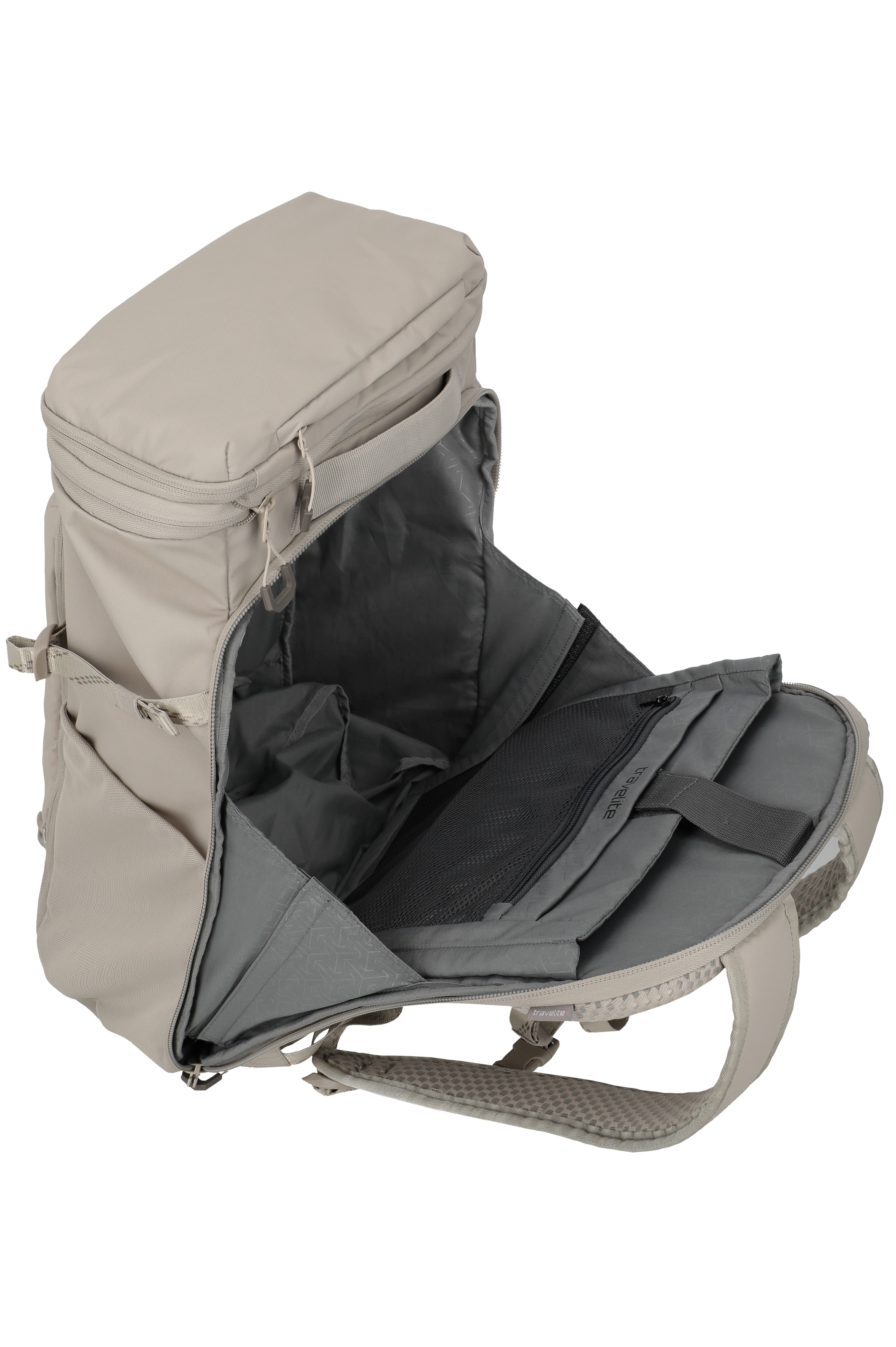 travelite Reisetasche »VENTURE LINE Rucksack mit Laptopfach« mit Aufsteckfunktion und Laptopfach – vielseitig nutzbar