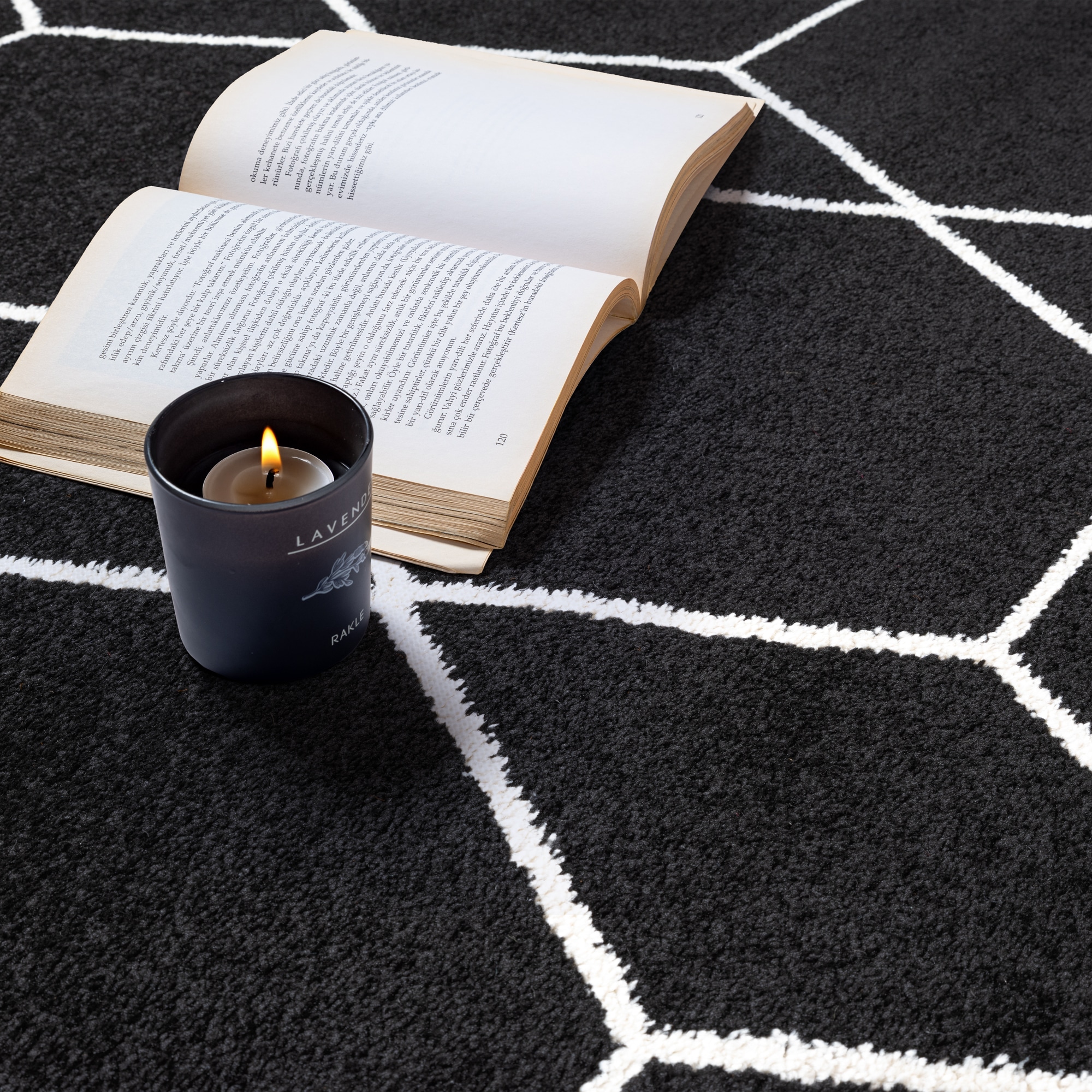 Sanat Teppich »Trellis , auch als Läufer und Rund« rechteckig 10 mm Höhe Kurzflor, skandi, boho, große Farbauswahl, alle Räume