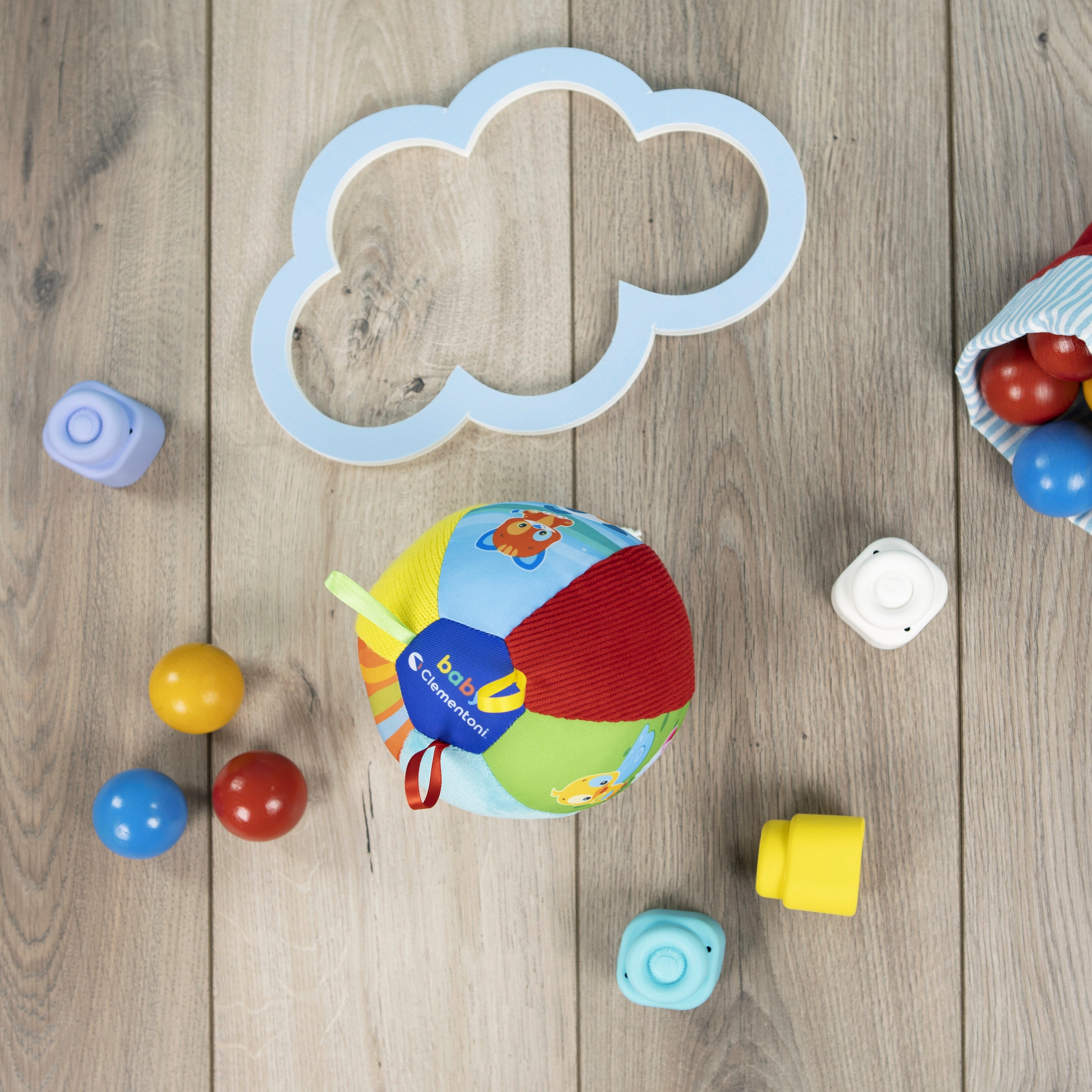 Clementoni® Lernspielzeug »Baby Clementoni, Tierfreunde Musik-Ball«, Made in Europe