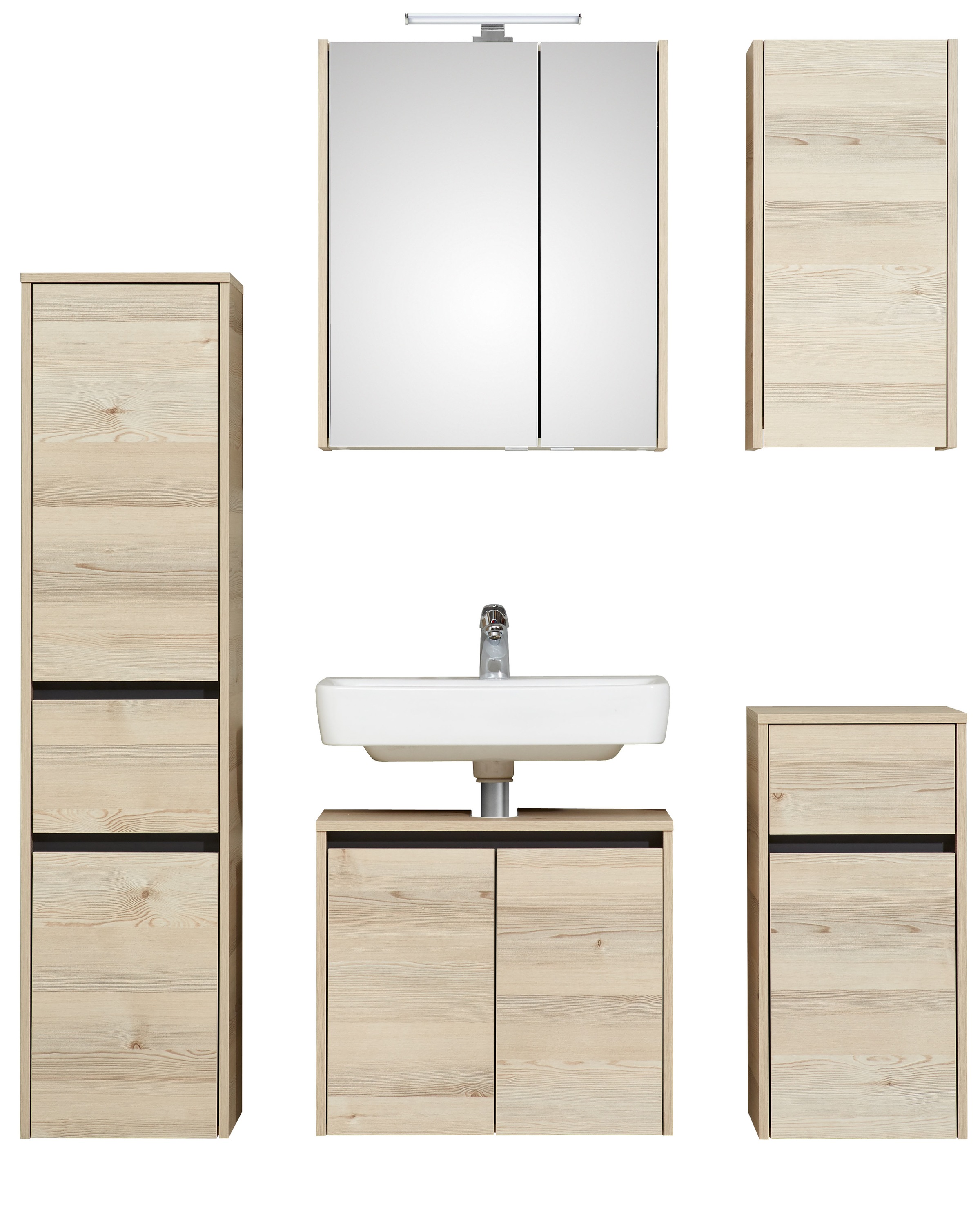 Saphir Badmöbel-Set »Quickset 393« Komplett-Set, 5 Stk. tlg. günstig online kaufen