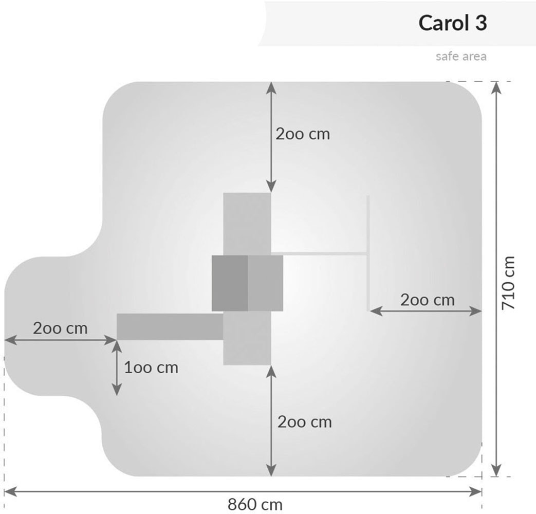 FUNGOO Spielturm »CAROL 3 GREY«, mit Schaukel & Rutsche, Kletterwand, Kletterfalle