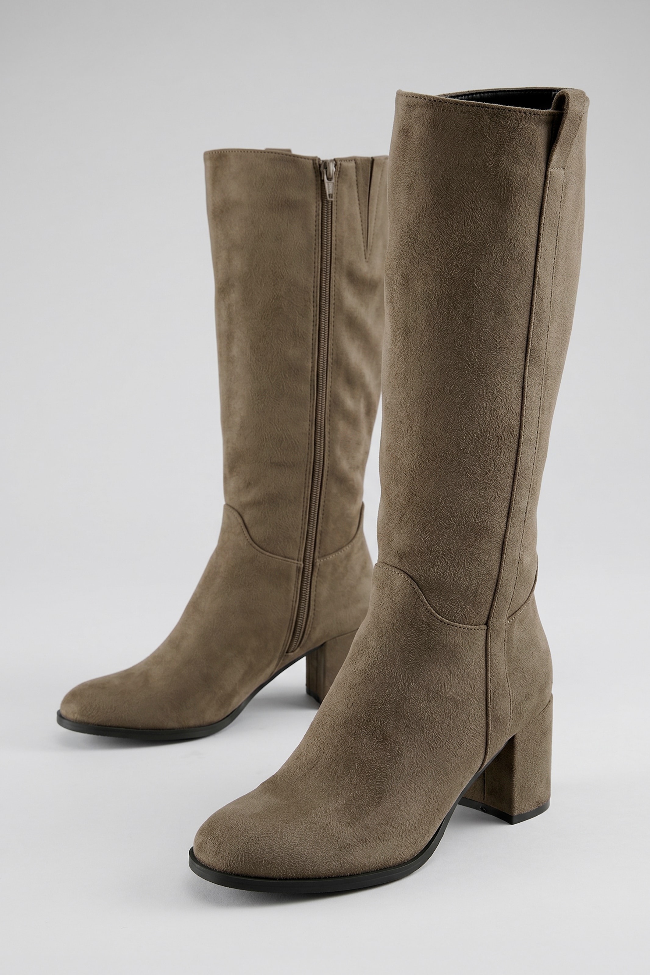 Aniston SHOES Stiefel  Stiefelette, Langschaftstiefel mit Reißverschluss- NEUE KOLLEKTION