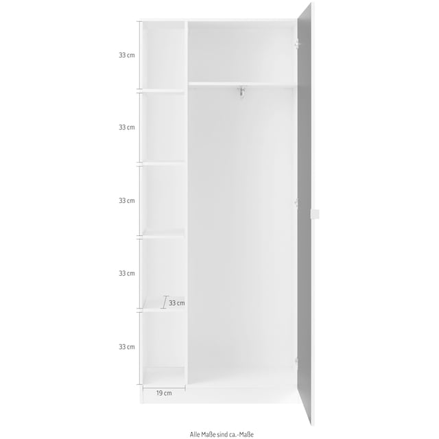 borchardt Möbel Garderobenschrank »Dolly«, Höhe 185 cm auf Raten kaufen