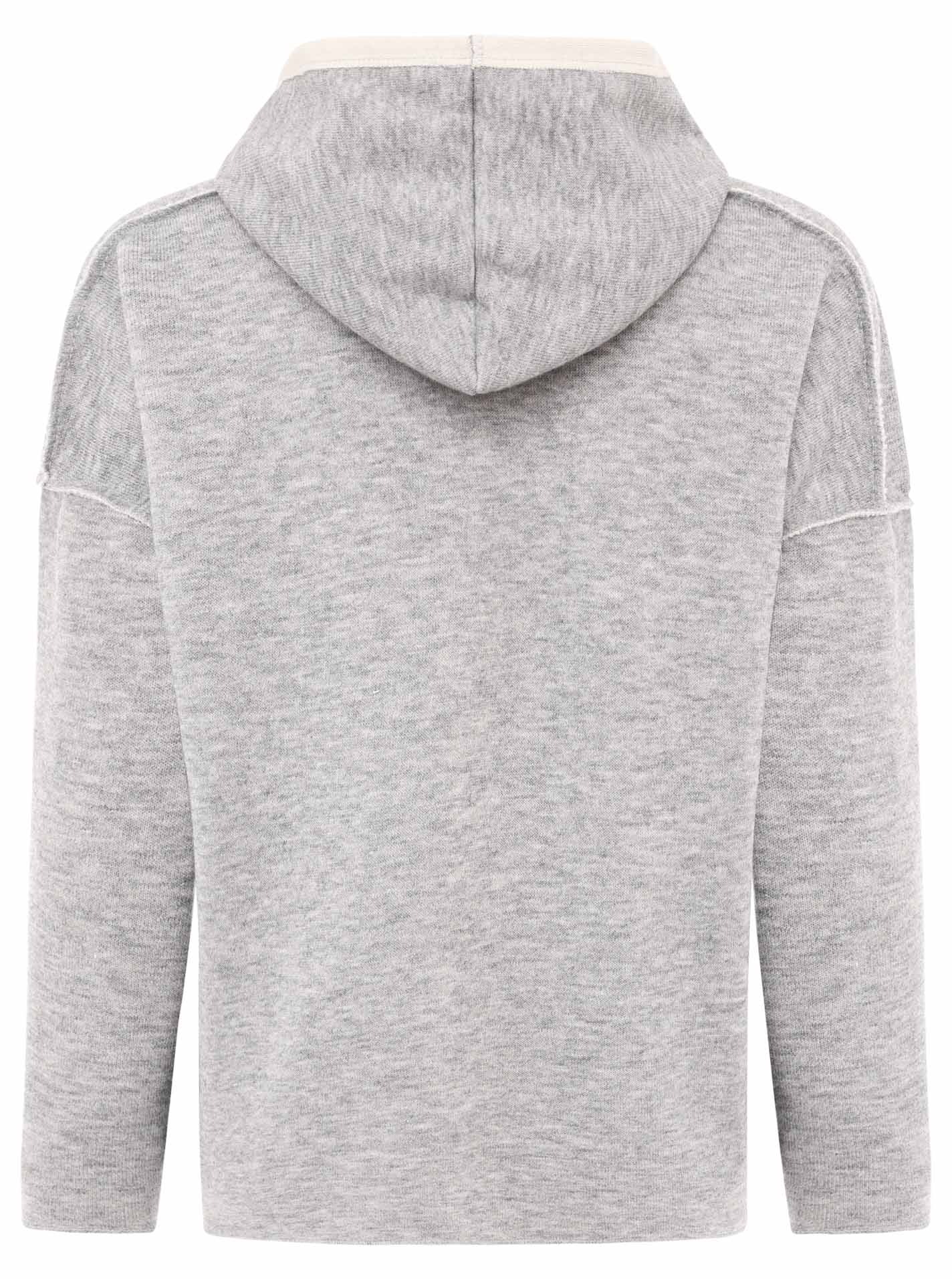 Zwillingsherz Hoodie »"Positive Mind"«, mit Kapuze, 3/4 Arm und Stempeldruck