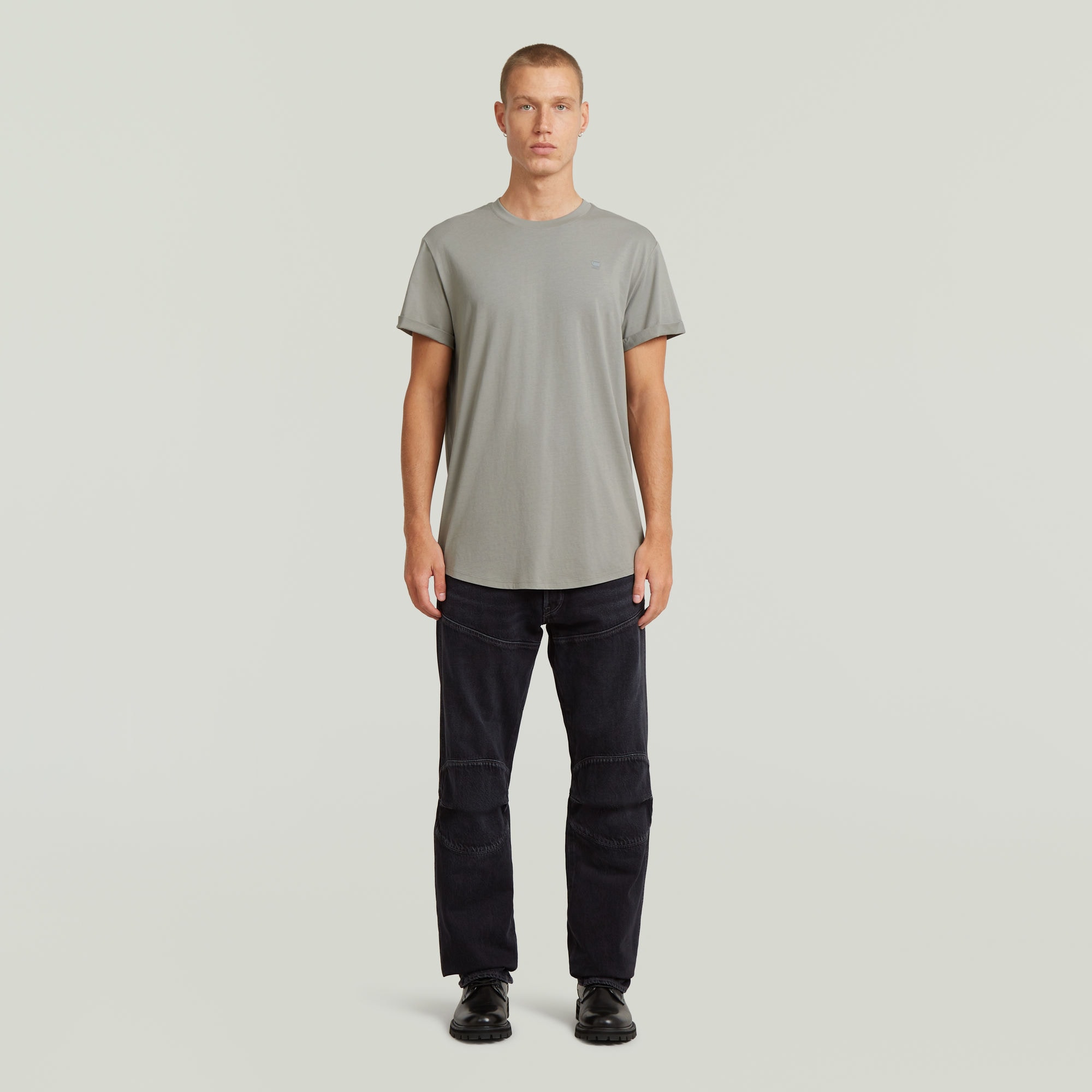G-STAR Kurzarmshirt »Lash« Rundhals, Logoapplikation