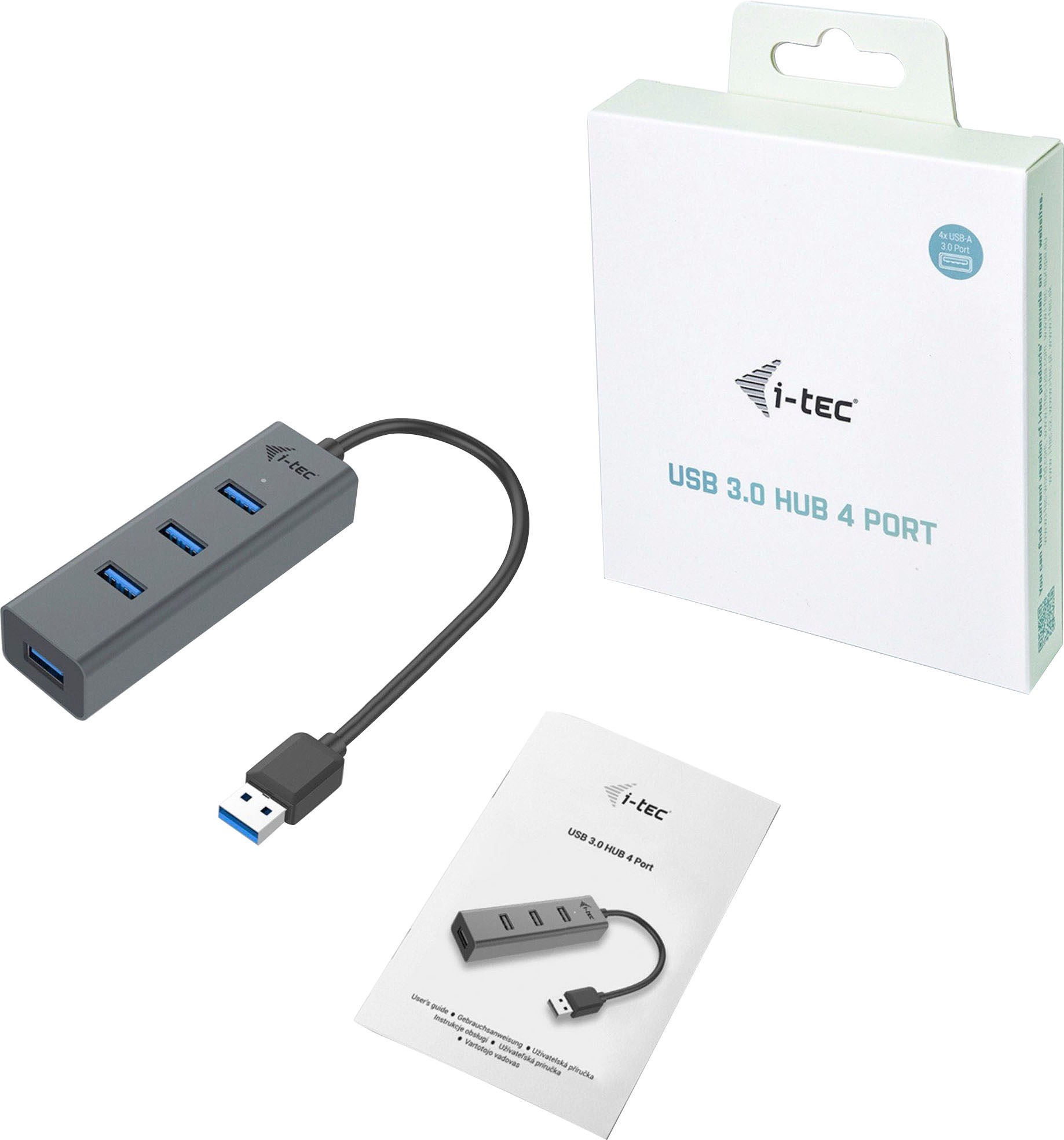 I-TEC USB-Adapter »USB 3.0 Metal HUB 4 Port«