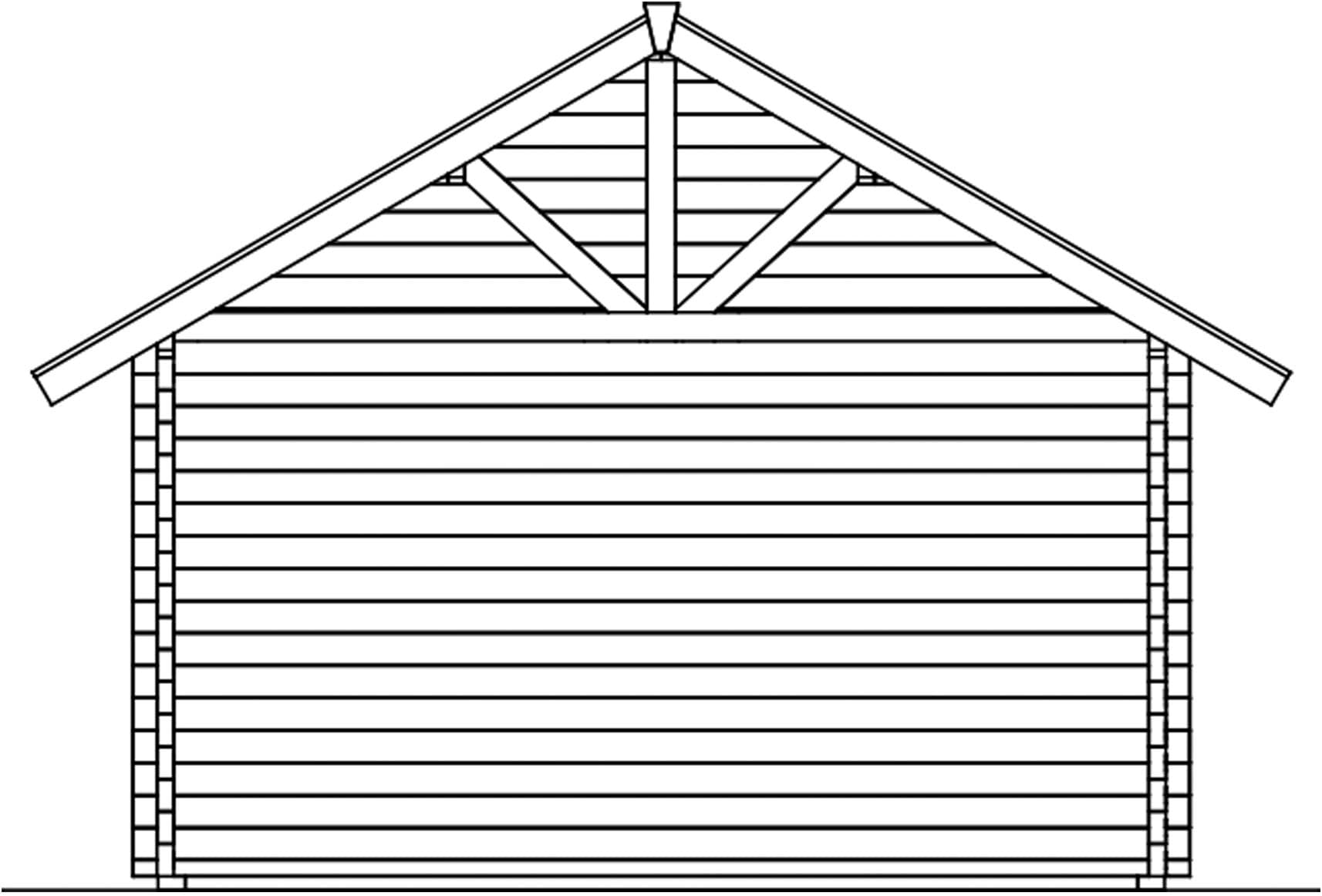 Skanholz Gartenhaus »Toronto 1«