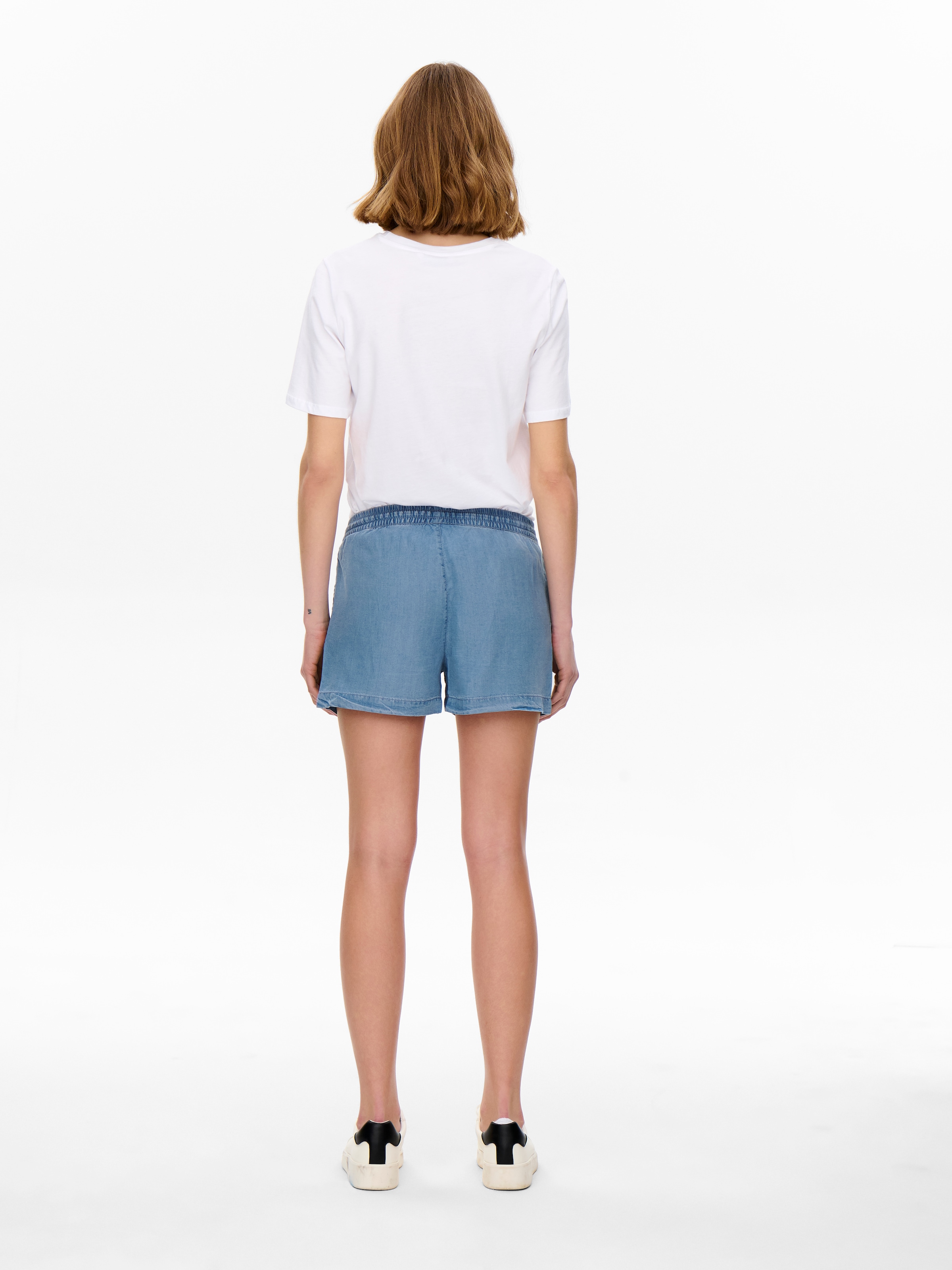 ONLY Shorts »ONLPEMA – Shorts mit elastischem Bund für lässigen Jeanslook«  Lyocell, relaxed fit