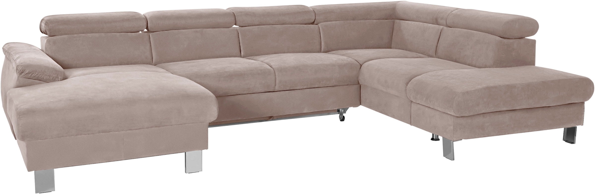 COTTA Wohnlandschaft »Komaris U-Form, B: 320 cm« mit Kopfteilverstellung, o günstig online kaufen