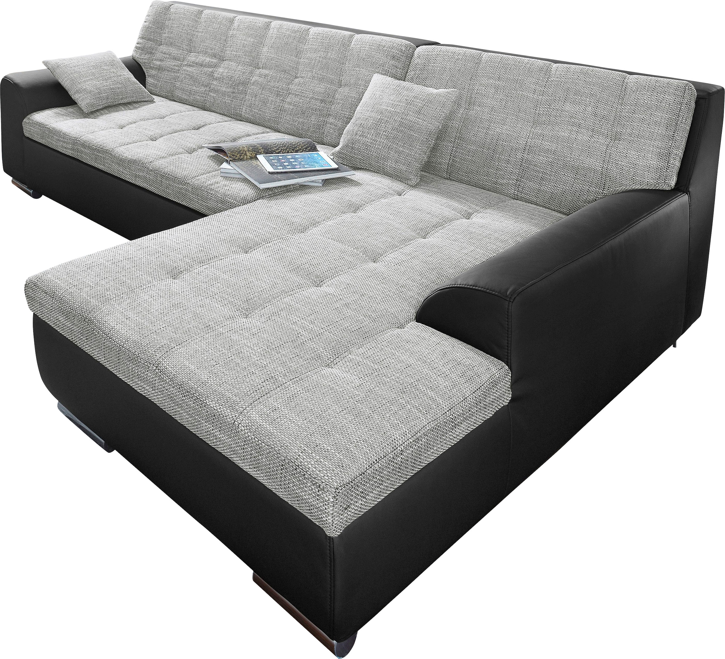 DOMO collection Ecksofa »Treviso viele Bezüge, auch in Cord, L-Form, B/T/H: günstig online kaufen