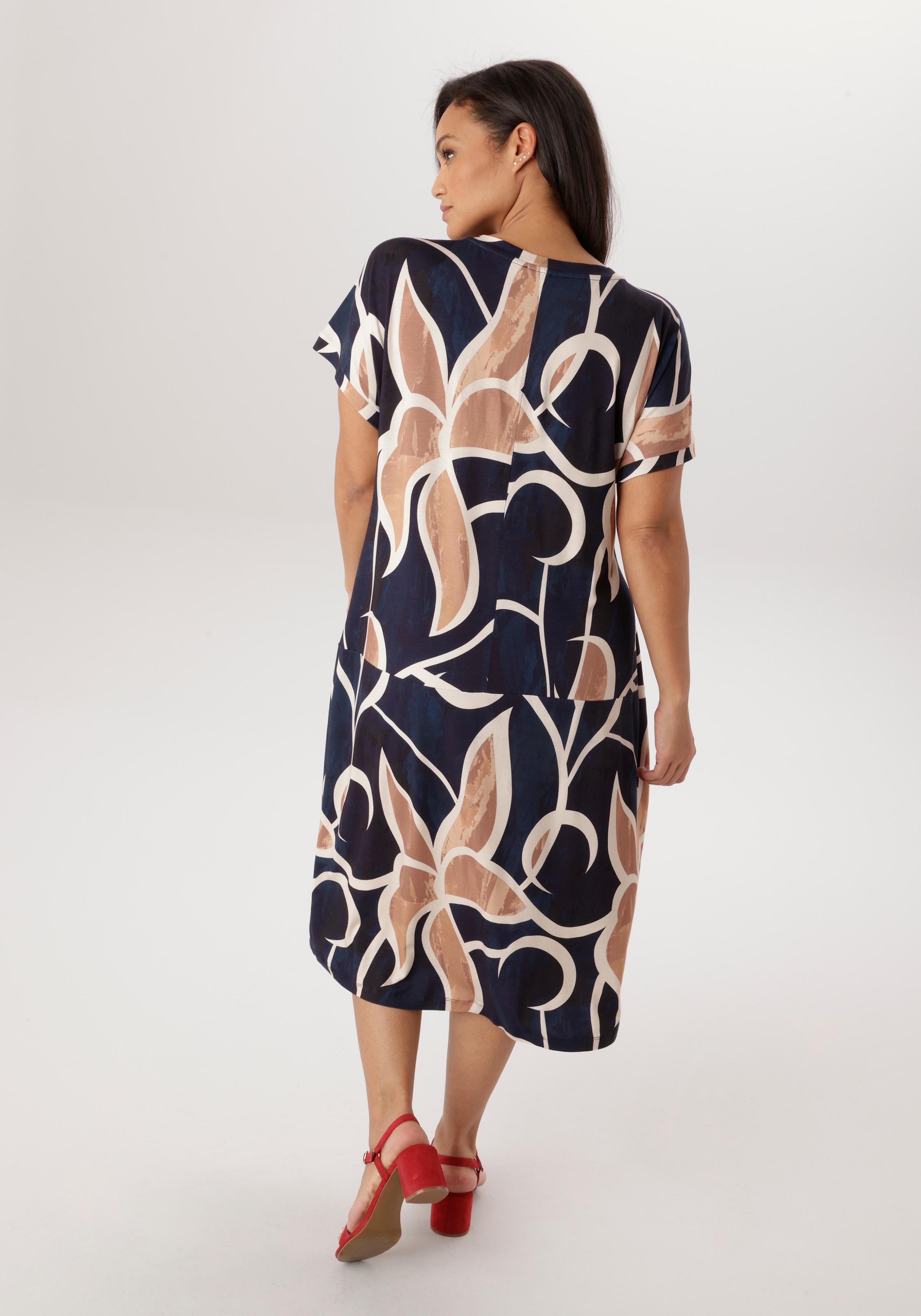 Aniston PLUS Jerseykleid in bequemes Jersey-Qualität - NEUE KOLLEKTION