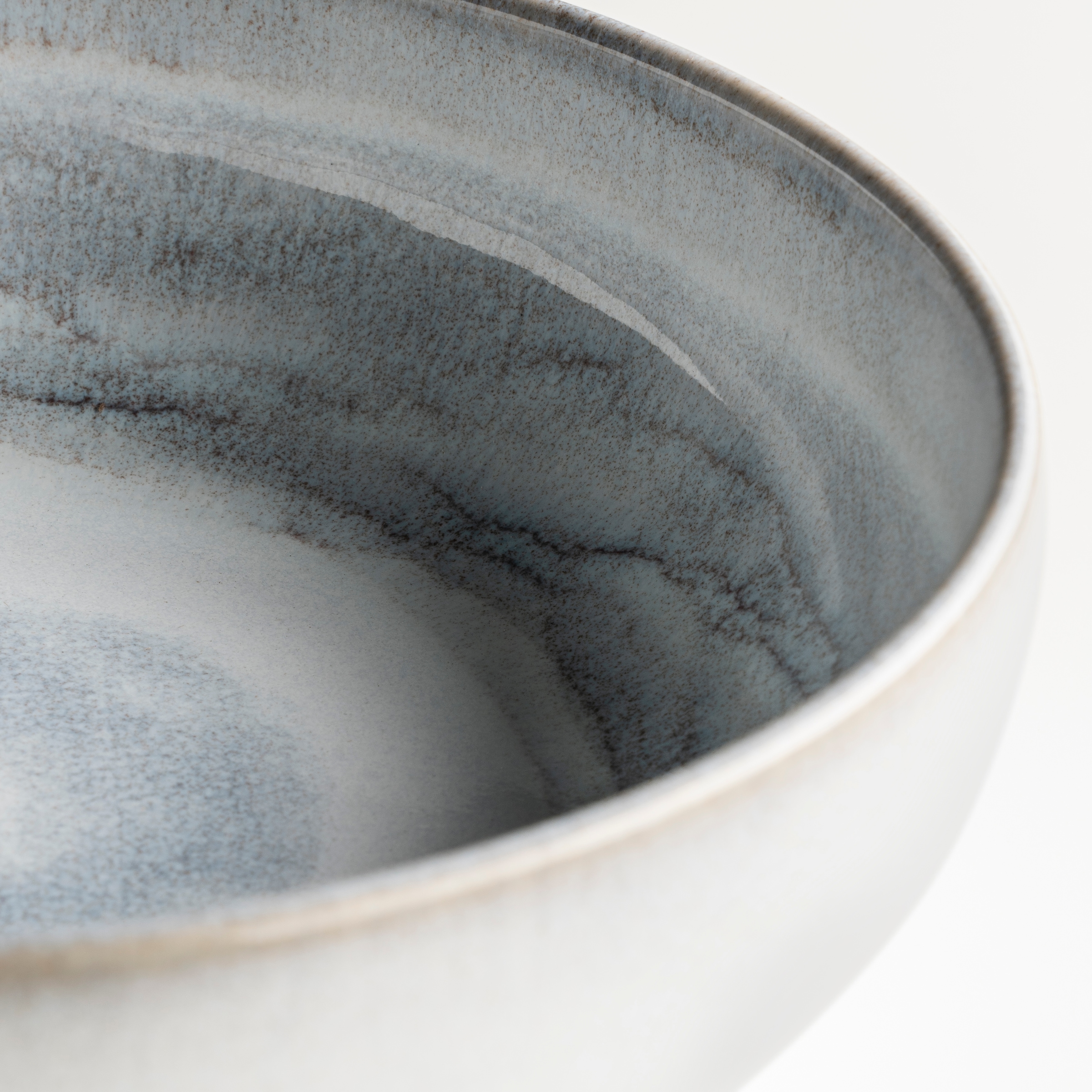 gipfelstück Tafelservice »Geschirr-Set, Service Tiefer See« Scandi-Style, jedes Stück ein Unikat, 12 Teile, für 4 Personen