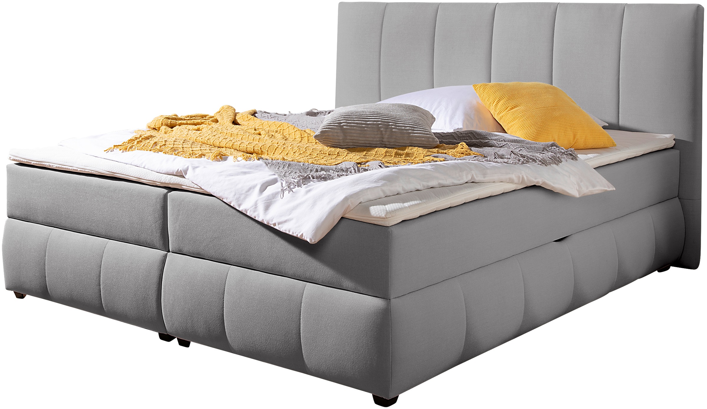 INOSIGN Boxbett »Hartley«, Inkl. Bettkasten & Topper, wählbar in H2, H3 o. H4