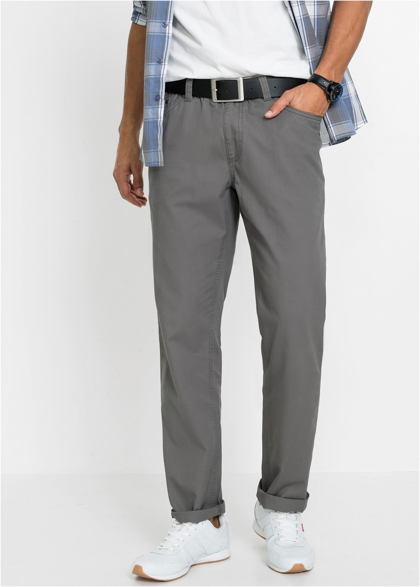 bonprix Schlupfhose »Regular Fit Schlupfhose mit Komfortbund, Straight (2er Pack)«  Regular Fit Schlupfhose mit Komfortbund, Straight (2er Pack)