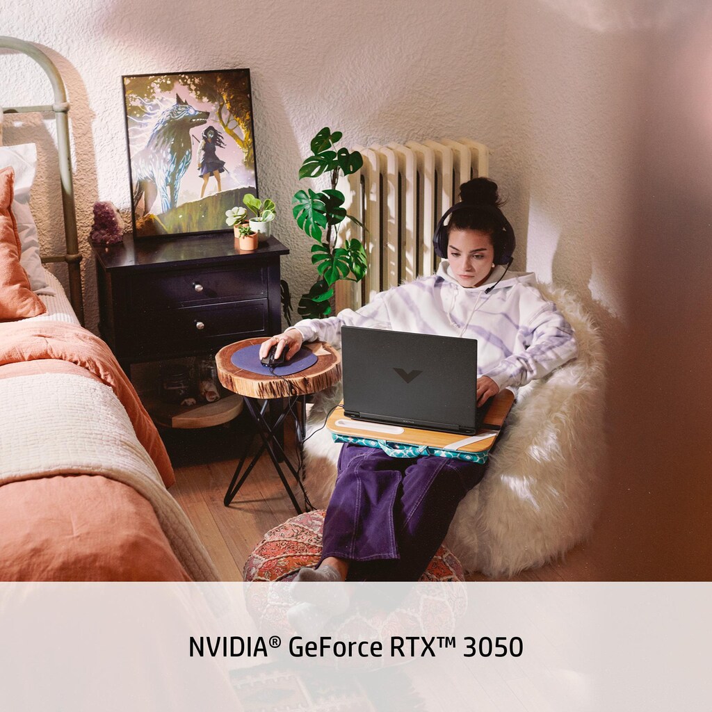 HP Notebook »Victus Gaming Laptop 15-fb0065ng«, 39,6 cm, / 15,6 Zoll, AMD, Ryzen 5, GeForce RTX 3050, 512 GB SSD