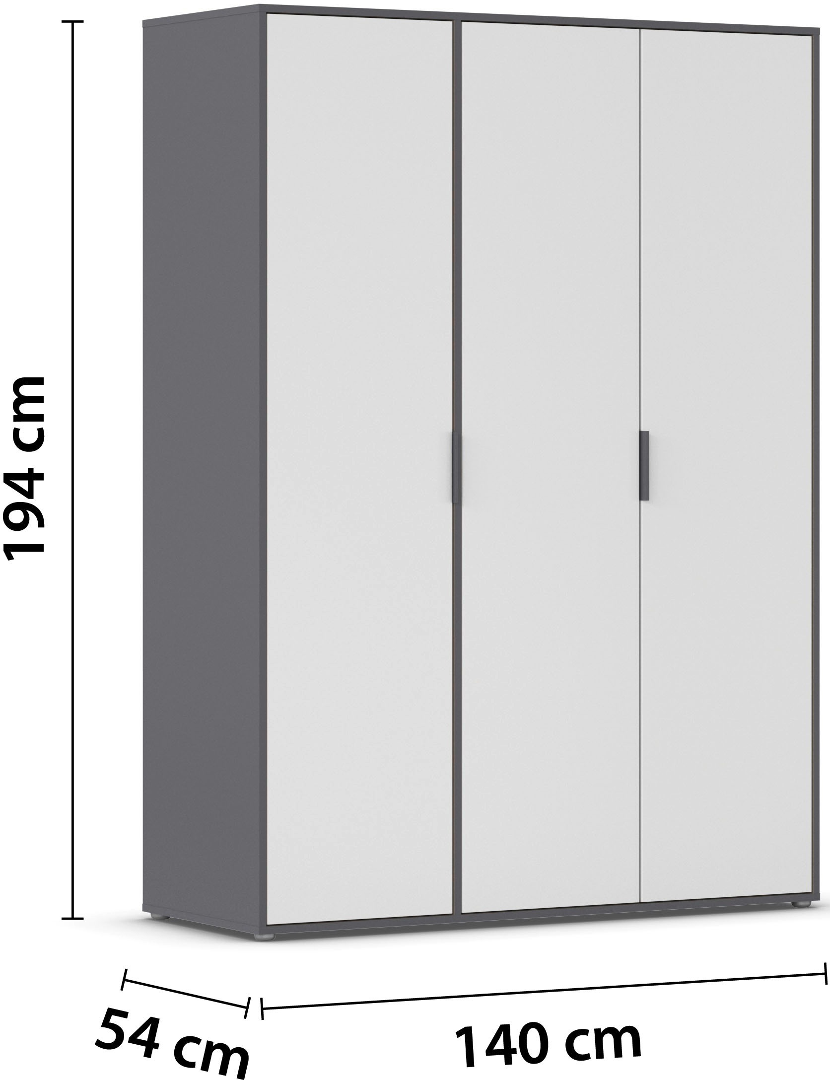 INOSIGN BY RAUCH Kleiderschrank »Schrank Garderobe Schlafzimmer Stauraum PAULLY TOPSELLER Wäscheschrank«, (mit 3 unterschiedlichen Griff-Varianten), OTTOS CHOICE 3 Griffvarianten MADE IN GERMANY