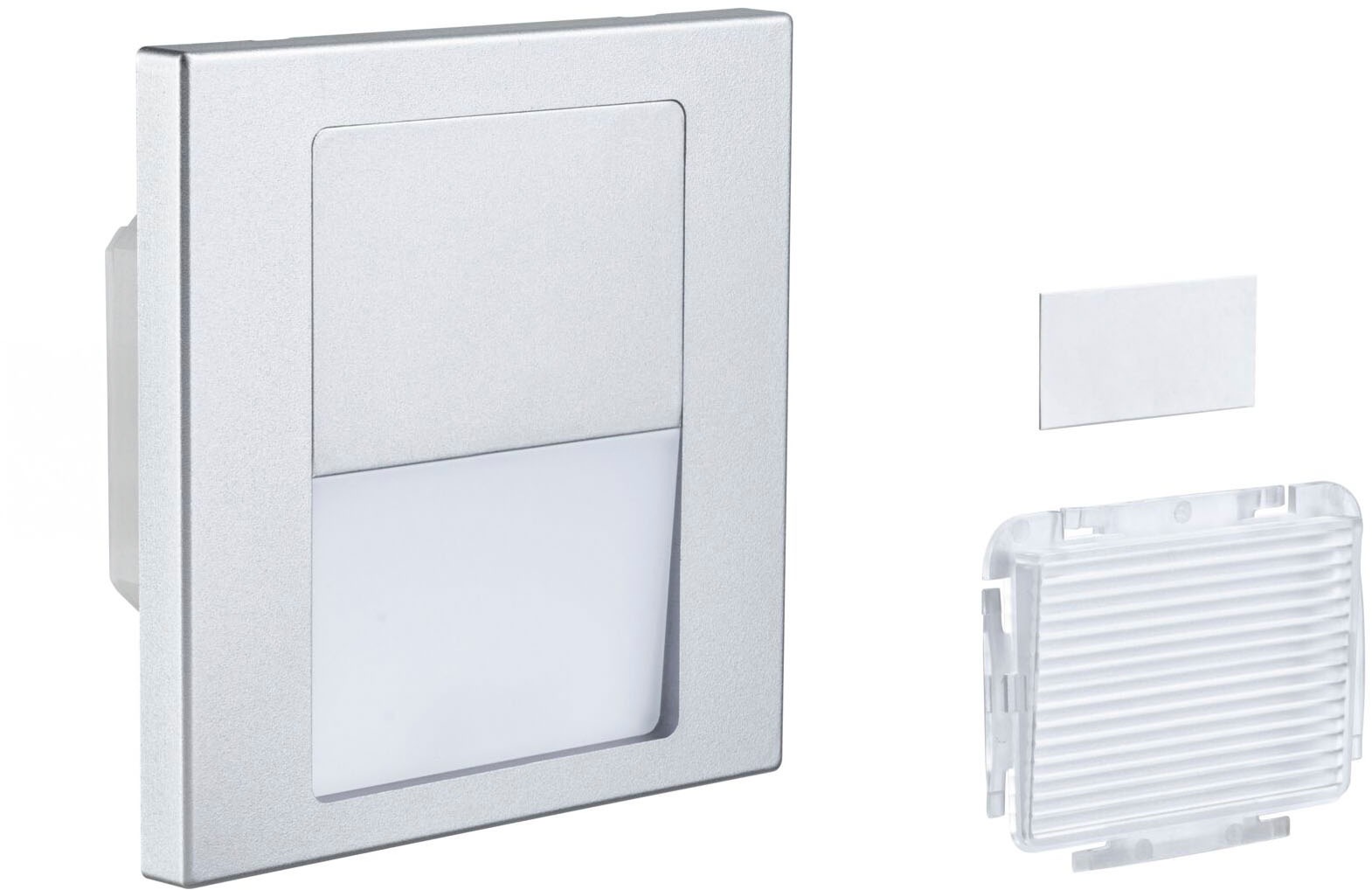 Paulmann LED Einbauleuchte »LED Wandeinbauleuchte Tsaro eckig 80x36mm«, 1 f günstig online kaufen