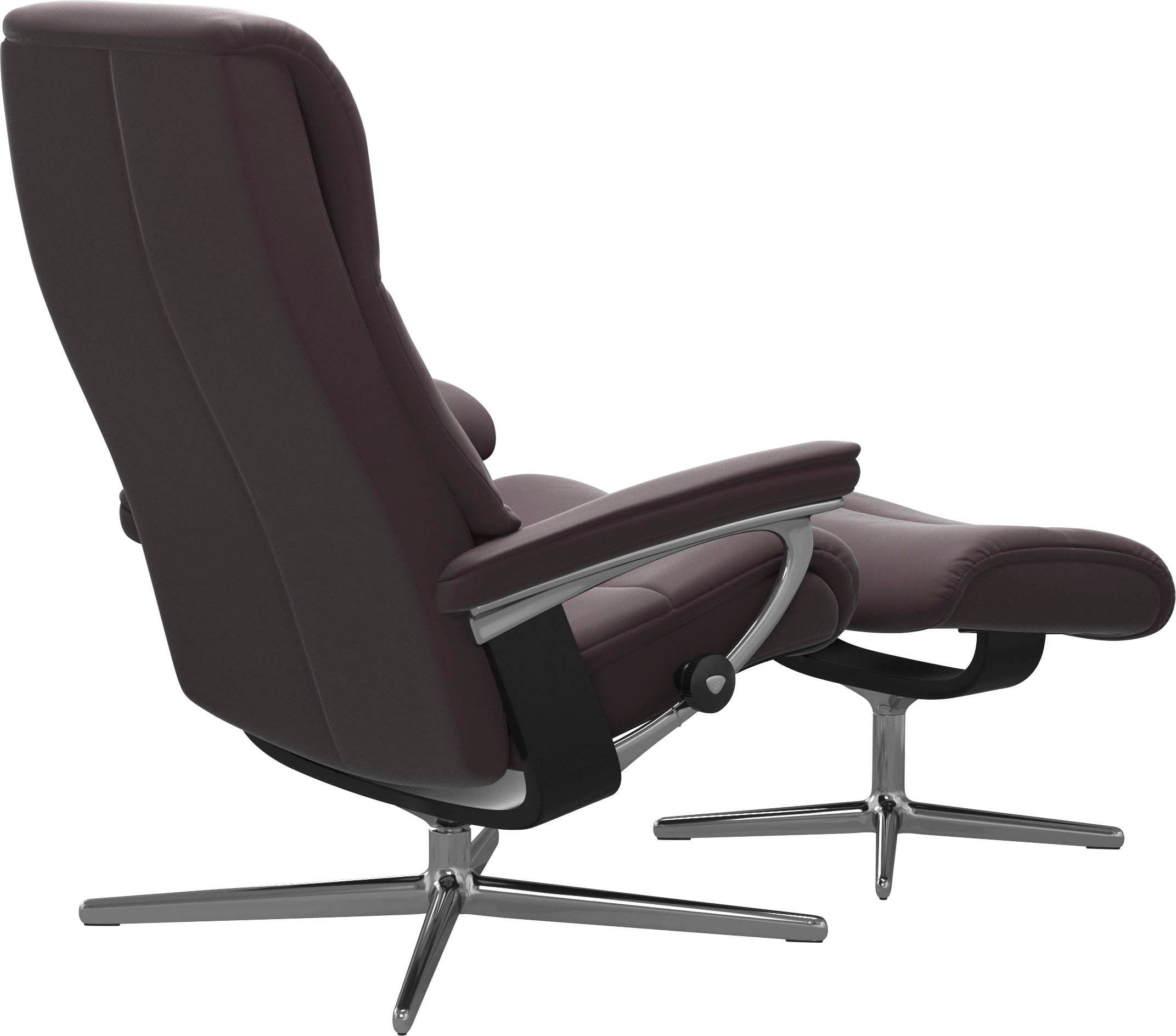 Stressless® Relaxsessel »View«, mit Cross Base, Größe S, M & L, Holzakzent Schwarz