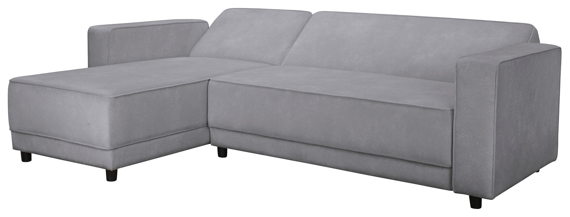 Dorel Home Ecksofa »Allie Schlafsofa 230 cm mit Relaxfunktion in der Rückenlehne«, Schlaffunktion (108/194,5cm), trendiger Cord o. pflegeleichter Velours