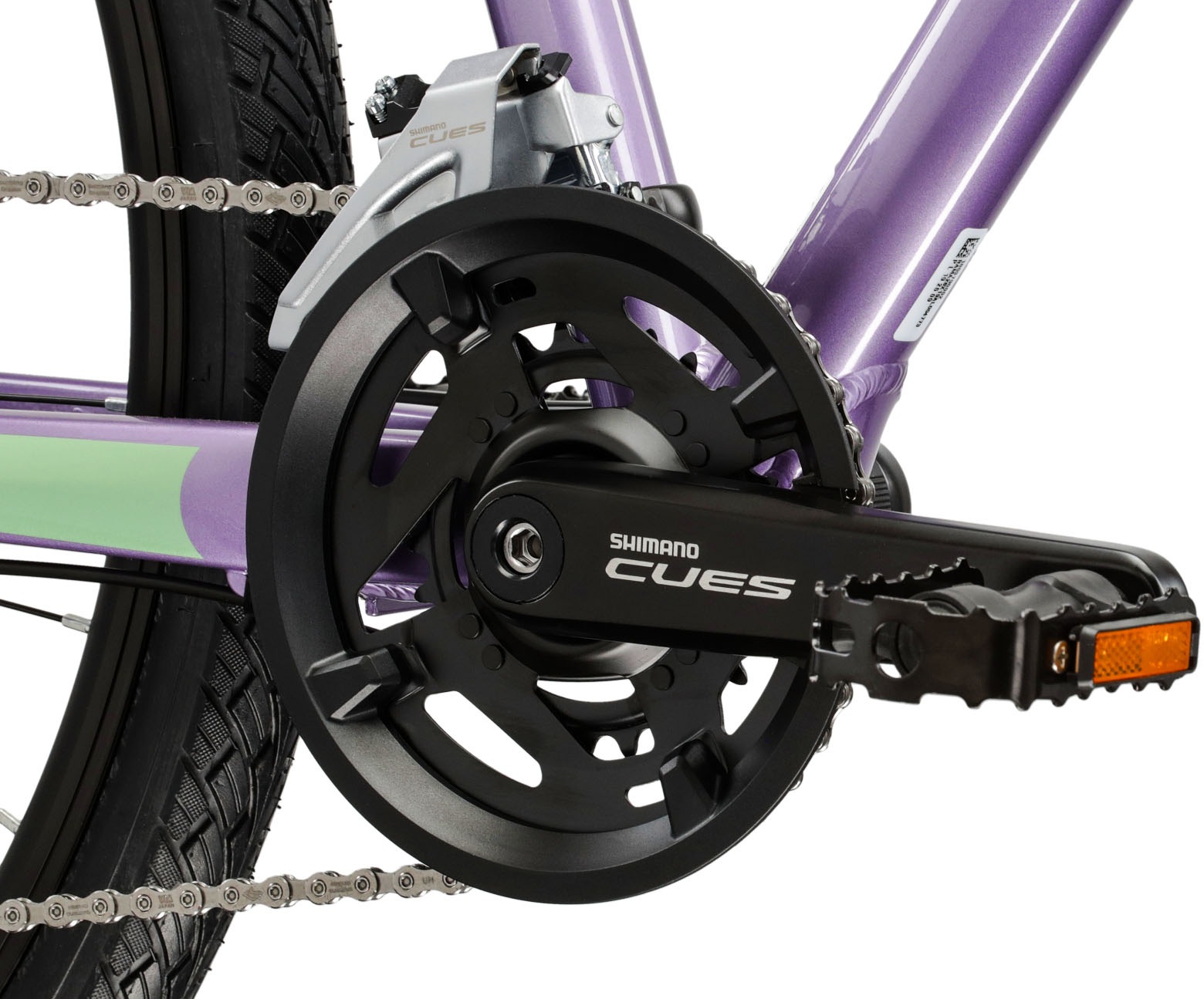 Kross Crossrad »Crossrad Evado 5.0 lila 18 Gänge«, 18 Gang, Shimano, CUES U3020 Schaltwerk, Kettenschaltung
