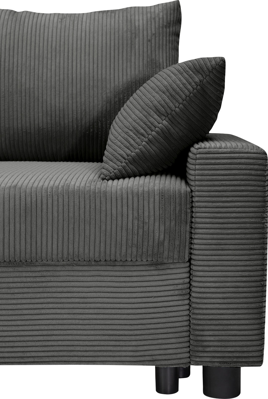 COLLECTION AB Ecksofa »Parma L-Form«, mit Schlaffunktion und Bettkasten, inklusive Kissen, Bonellfederkern