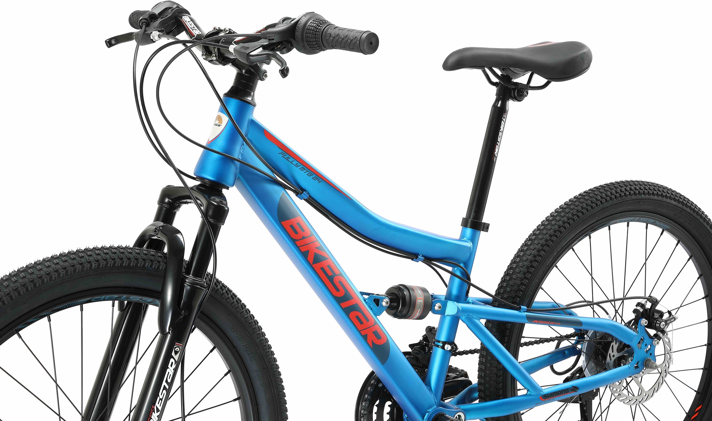 Bikestar Jugendfahrrad, 21 Gang, Shimano, RD-TY21 Schaltwerk, Kettenschaltung