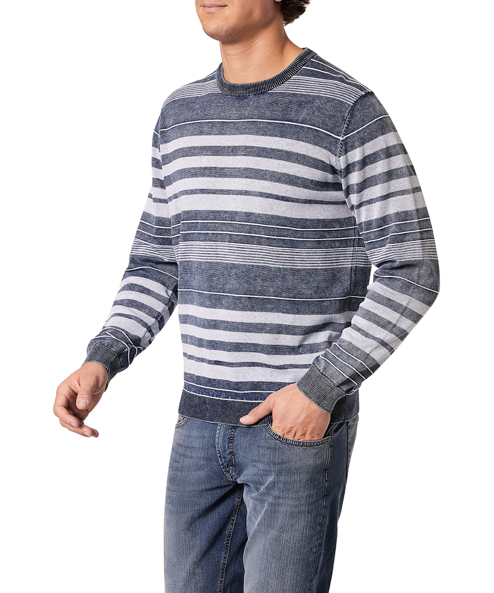 Pioneer Authentic Jeans Strickpullover, mit Streifenmuster