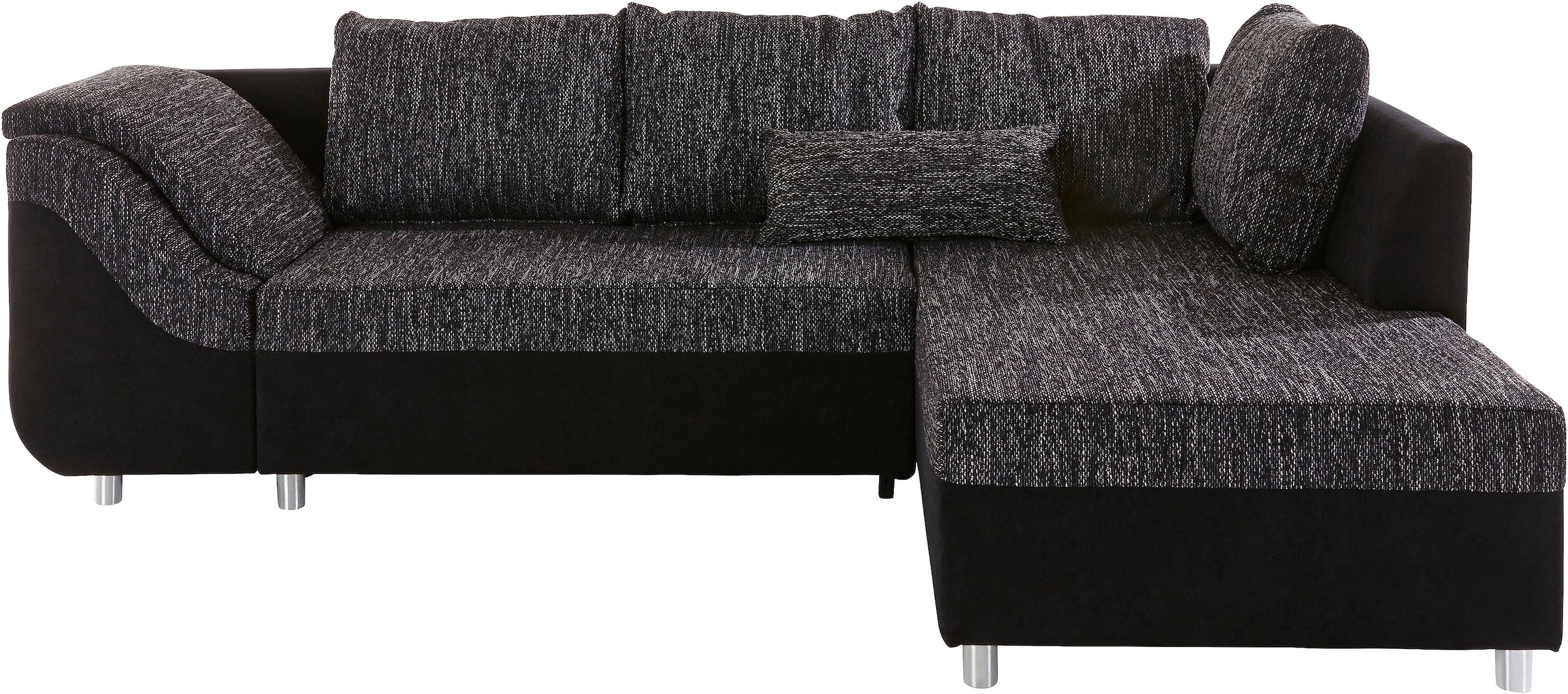 COLLECTION AB Ecksofa »Sally L-Form«, mit und ohne Bettfunktion, inklusive loser Rücken- und Zierkissen