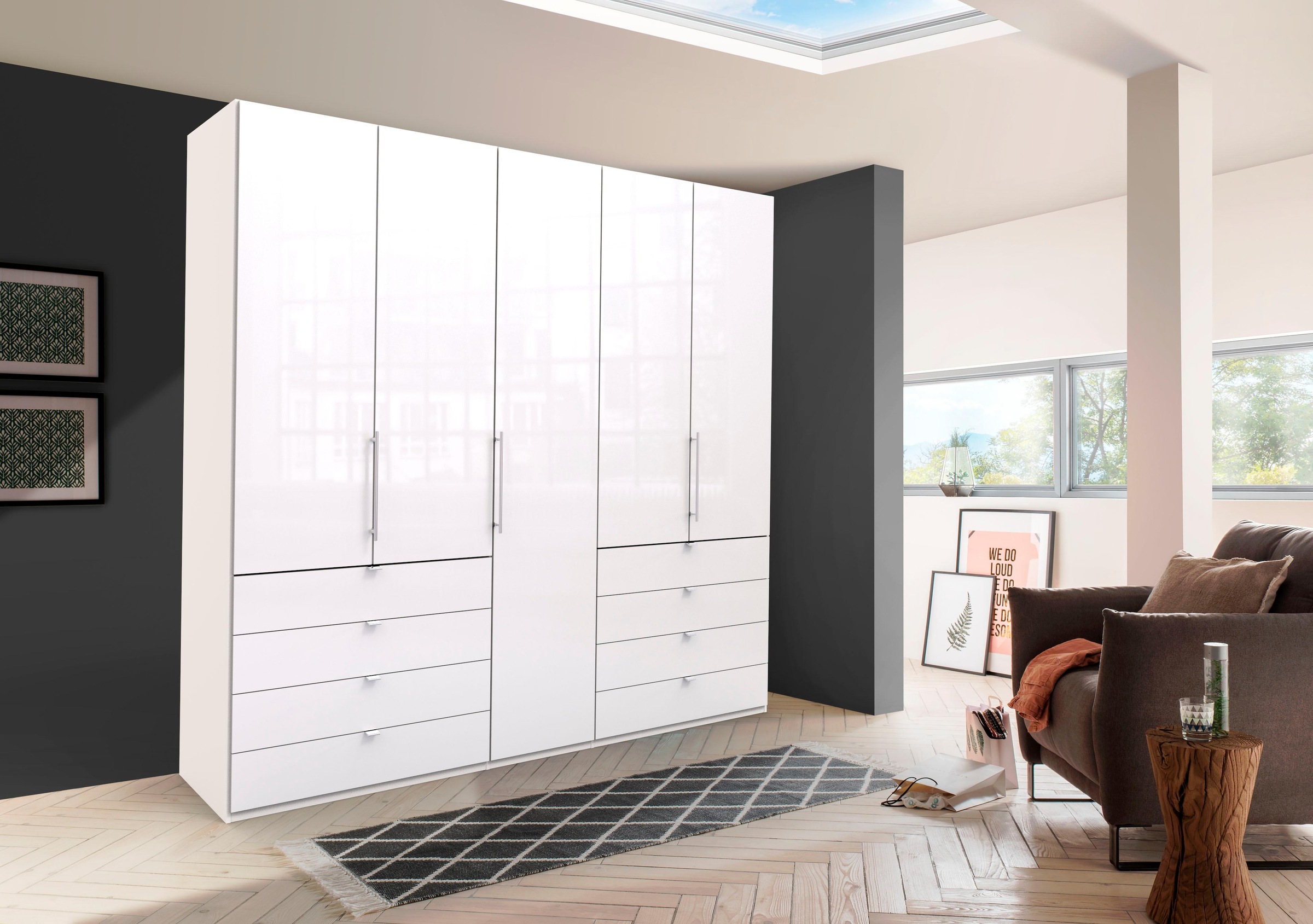 WIEMANN Falttürenschrank "Loft, Kleiderschrank, Schrank, Wäscheschrank, mit günstig online kaufen