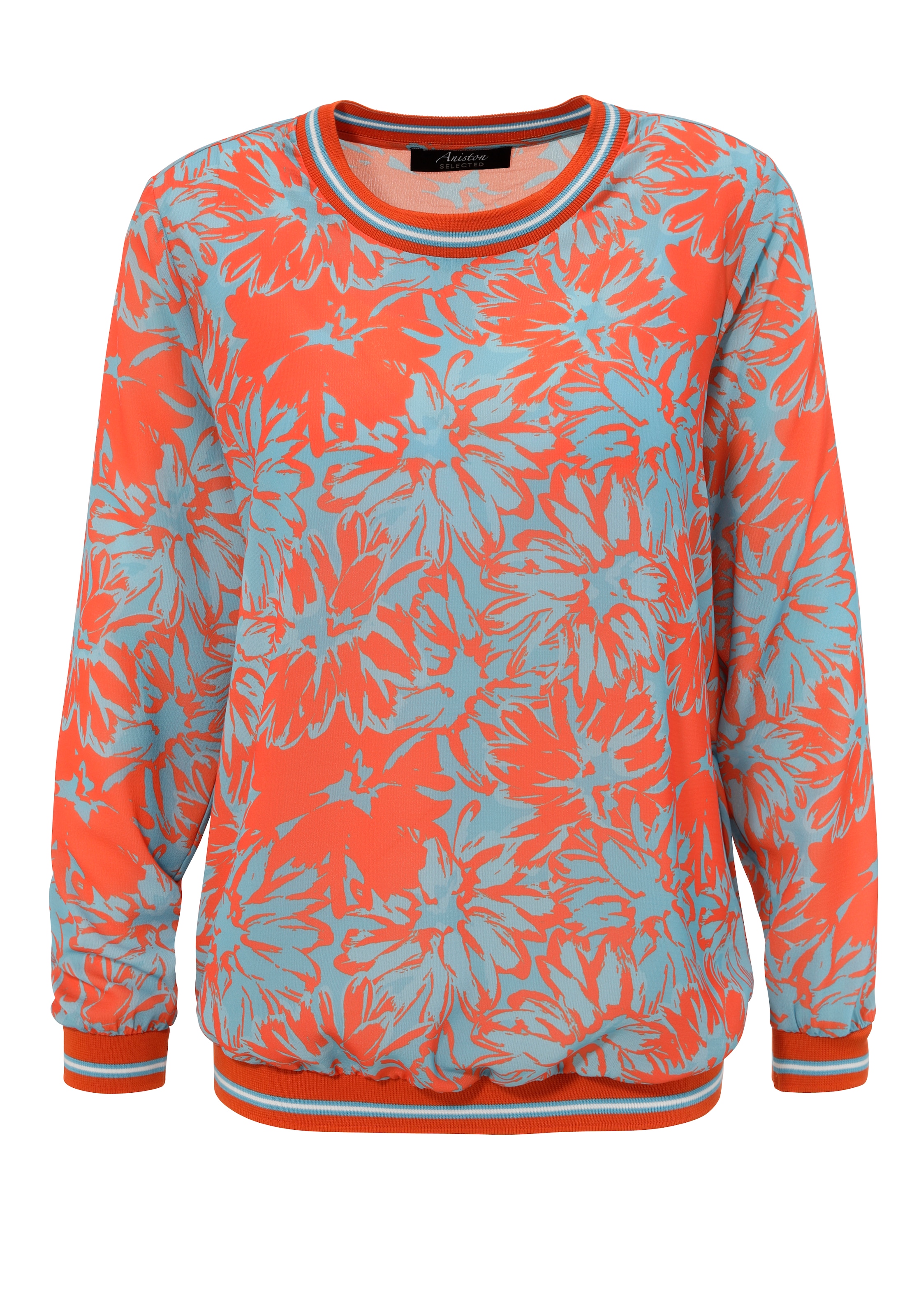 Aniston SELECTED Shirtbluse mit sportiven Bündchen