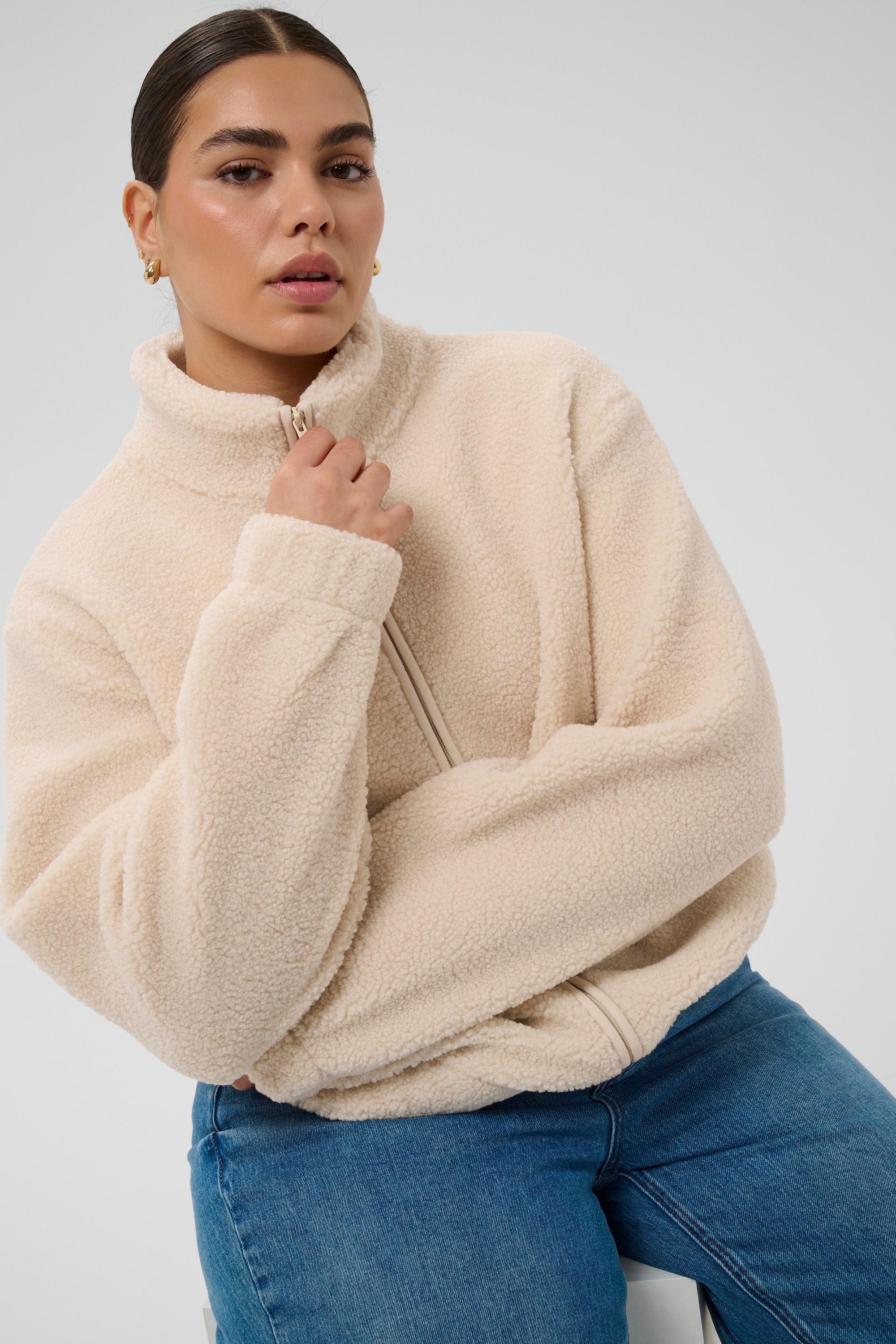 KAFFE Curve Wintermantel »Jacke KCmally«