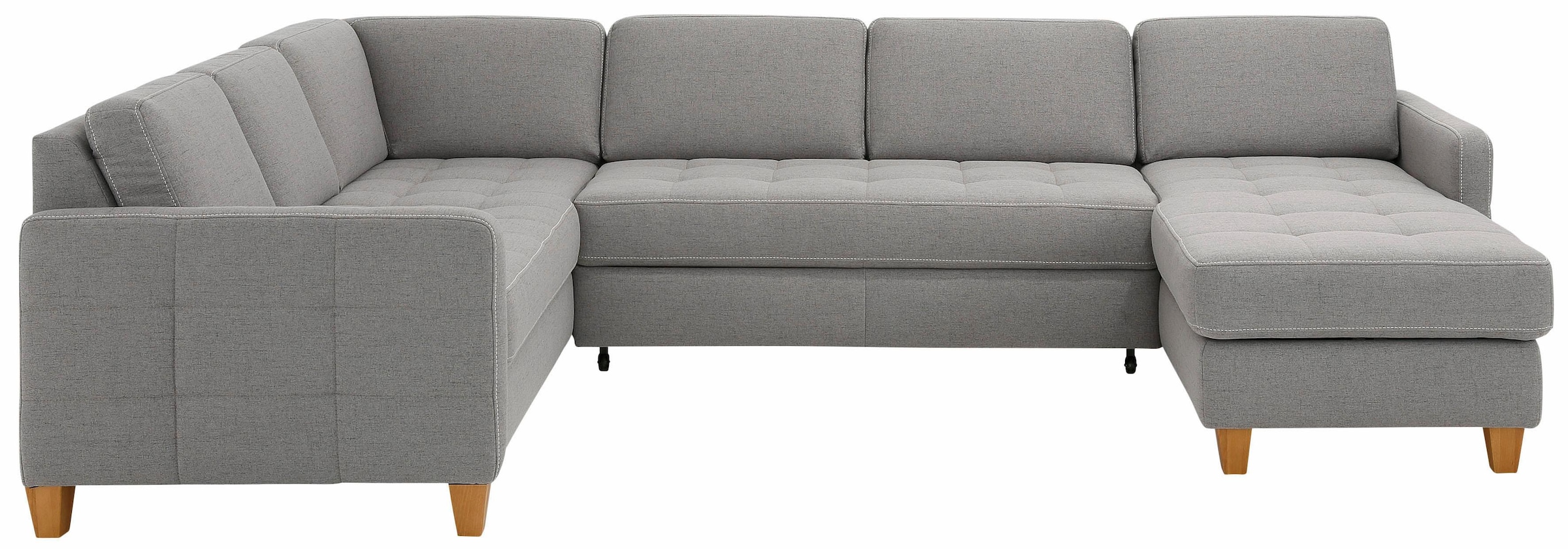 Home affaire Wohnlandschaft »Earl U-Form«, wahlweise auch mit Bettfunktion oder Bettfunktion mit Bettkasten