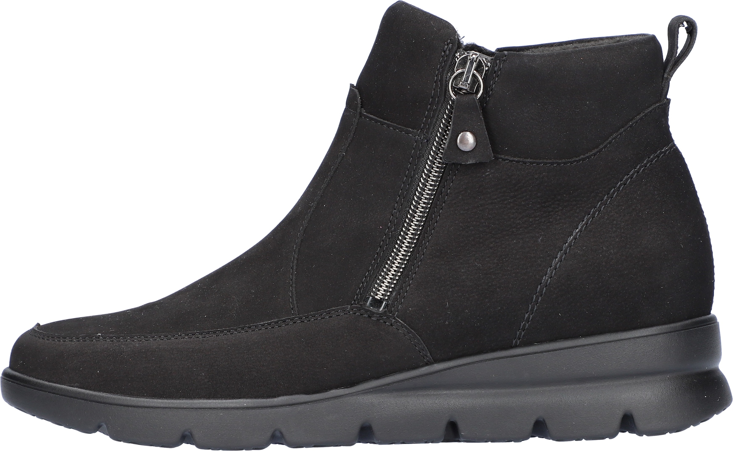 Waldläufer Schlupfboots »H-BRUNI«, Winterboots, Stiefelette, Bequemschuh in Komfortweite G (= weit)