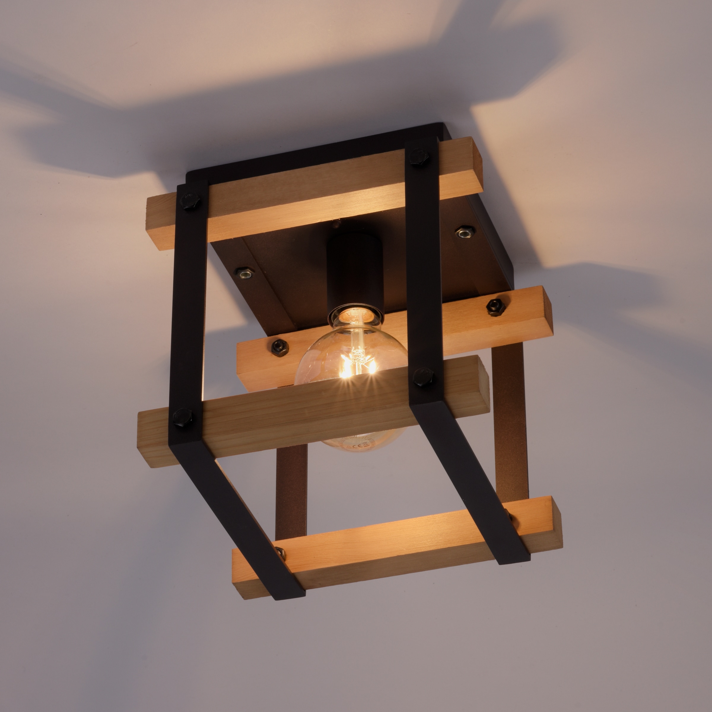 JUST LIGHT Deckenleuchte »EDITH«, 1 flammig, Leuchtmittel E27 | ohne Leuchtmittel, ExklusiveE27