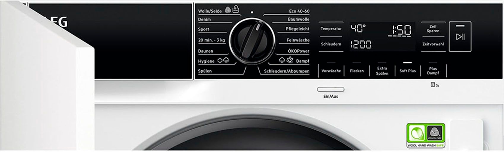 AEG Einbauwaschmaschine 8000 »LR8BI7480«, 8 kg, 1400 U/min, PowerCare-Techn günstig online kaufen