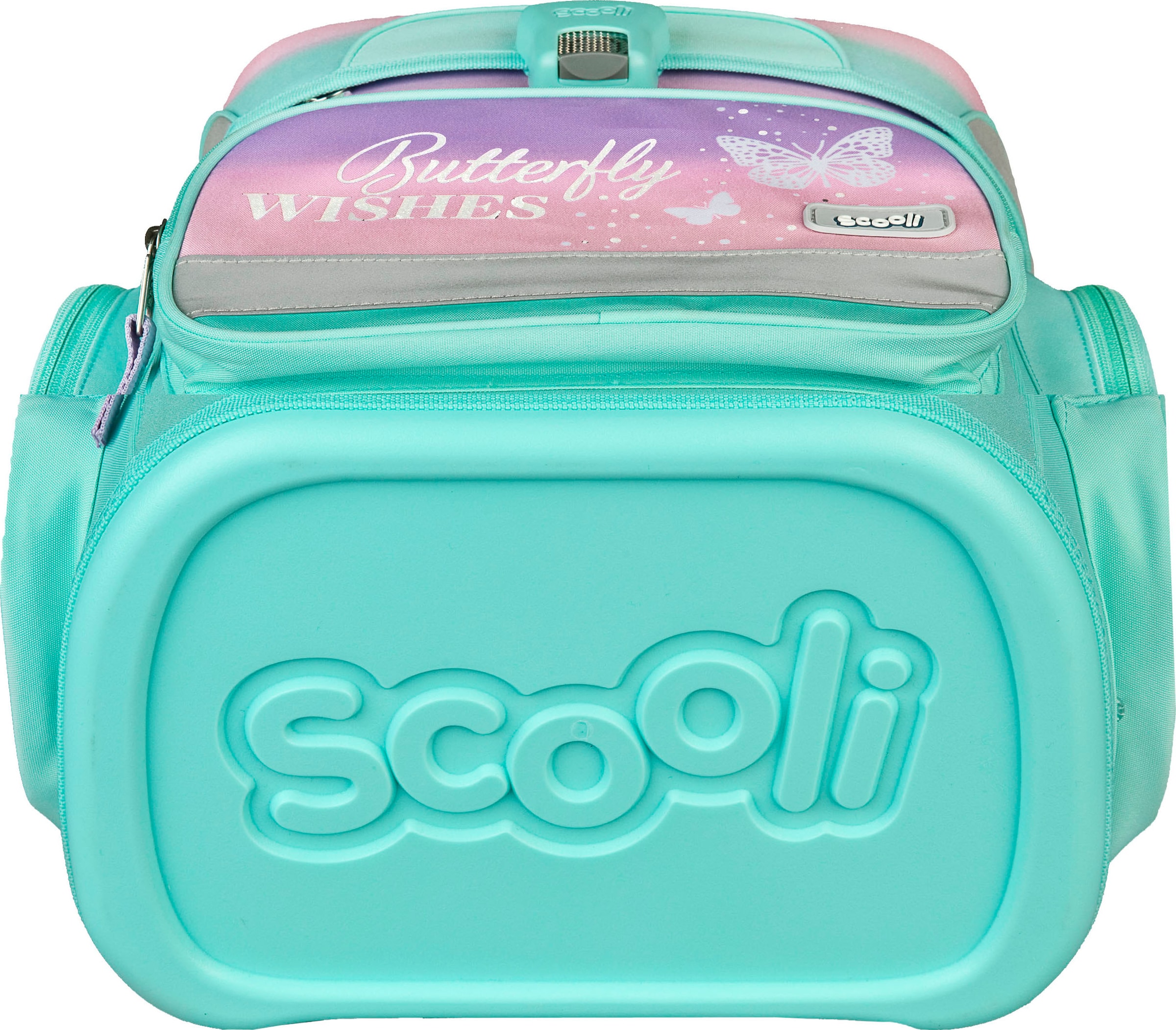 Scooli Schulranzen »EasyFit, Butterfly Wishes«, Reflektoren