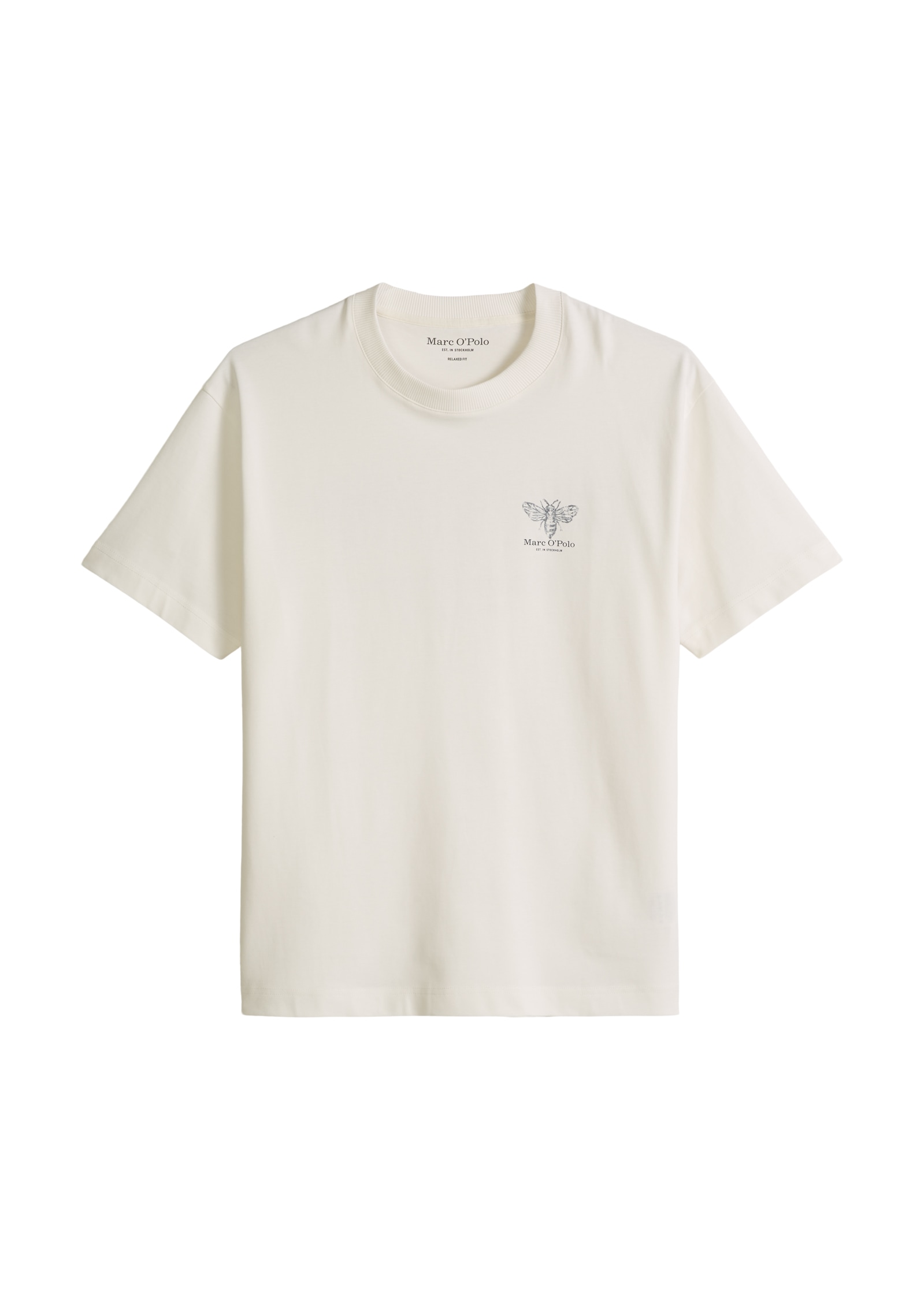 Marc O'Polo T-Shirt loose fit mit beidseitigen Insektenprints