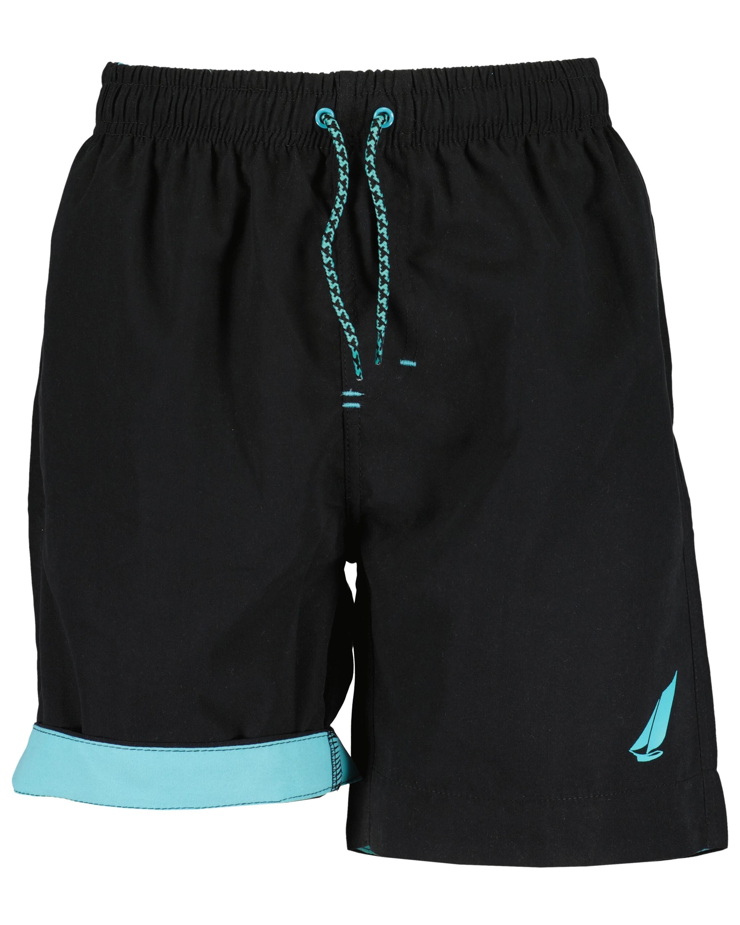 BLUE SEVEN Badehose »Badeshorts TEENY BOYS BEACH BERMUDA« 1 Stk. tlg. Druck 999 - SCHWARZ 176 176 Badeshorts für Teenager Jungen mit kleinem...
