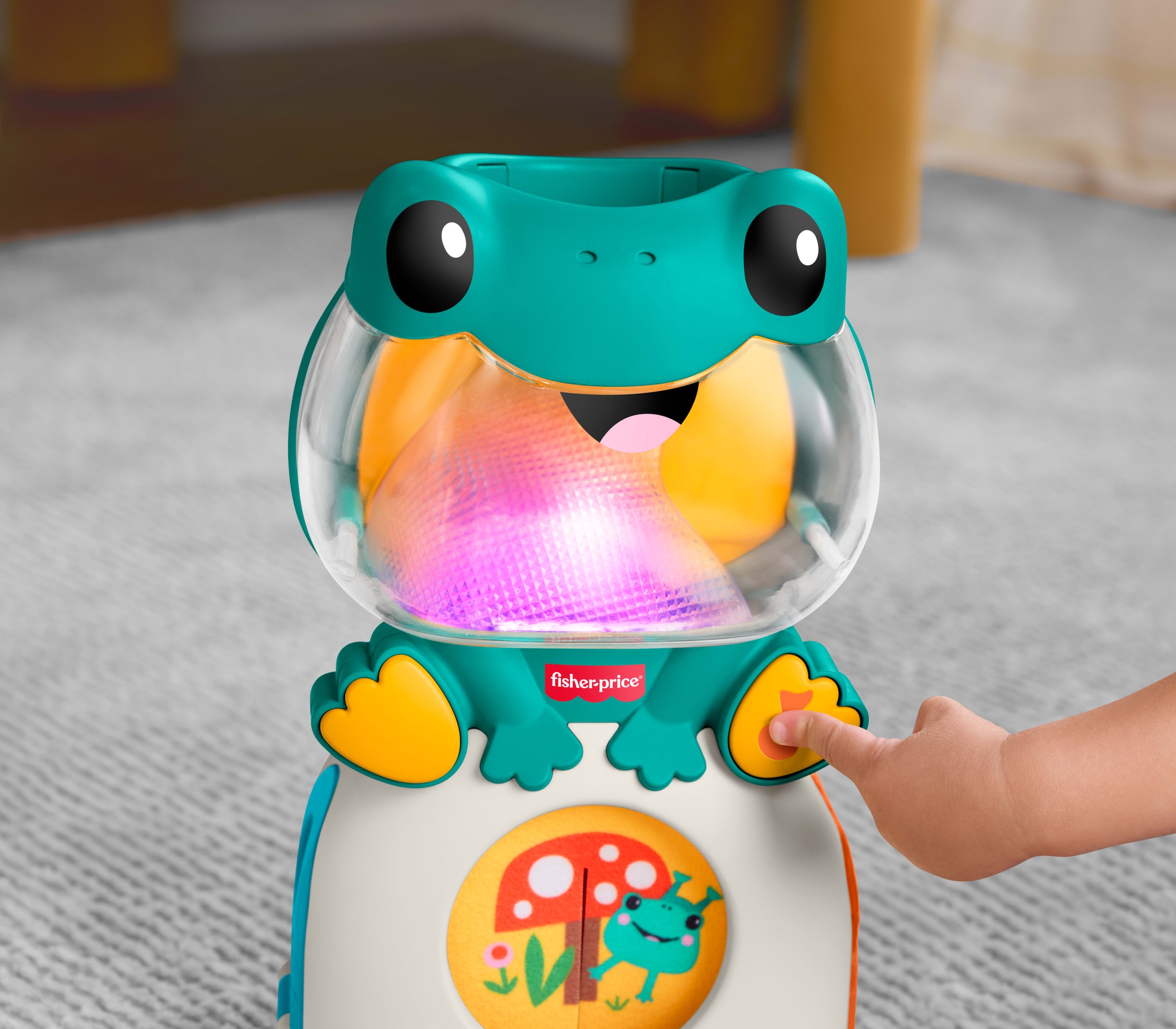 Fisher-Price® Lernspielzeug »Leuchtender und rollender Frosch« mit Musik, Lichtern und Geräuschen