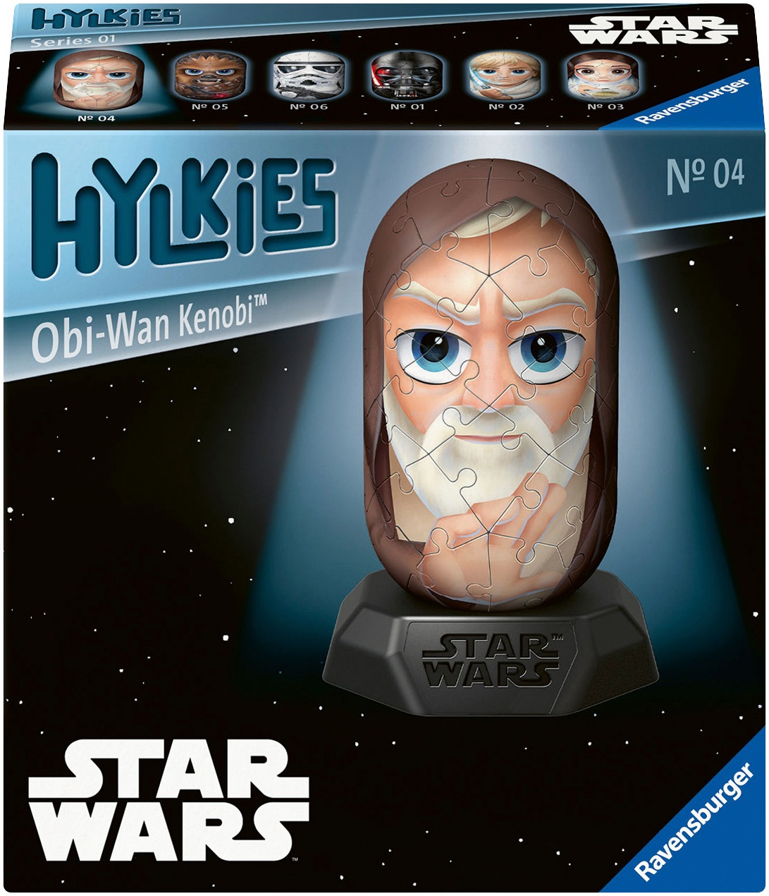 Ravensburger 3D-Puzzle »Star Wars Hylkies Sammelfigur #04 Obi-Wan Kenobi«, Made in Europe