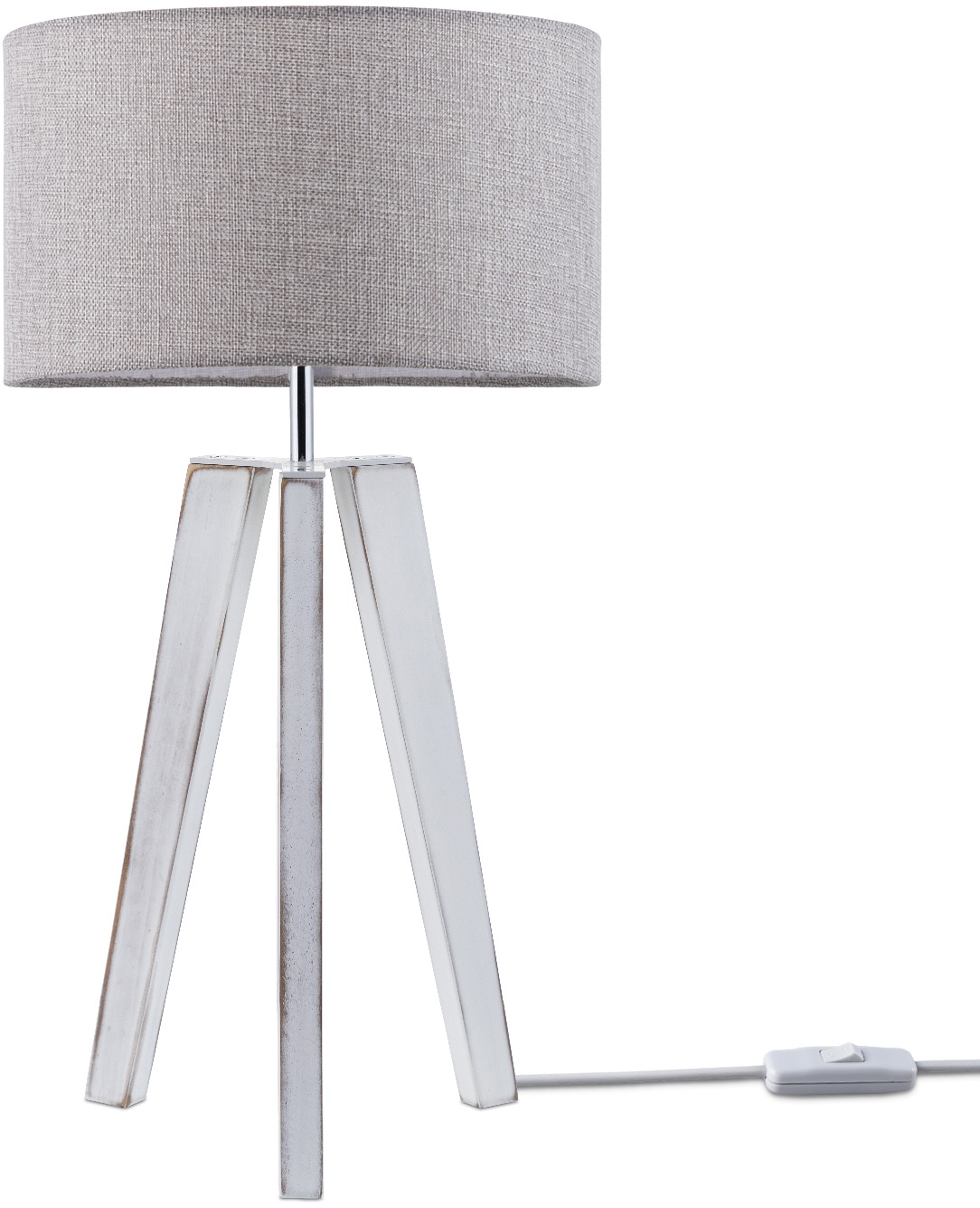 Paco Home Tischleuchte »Canvas uni Color«, 1 flammig, Leuchtmittel E27   oh günstig online kaufen