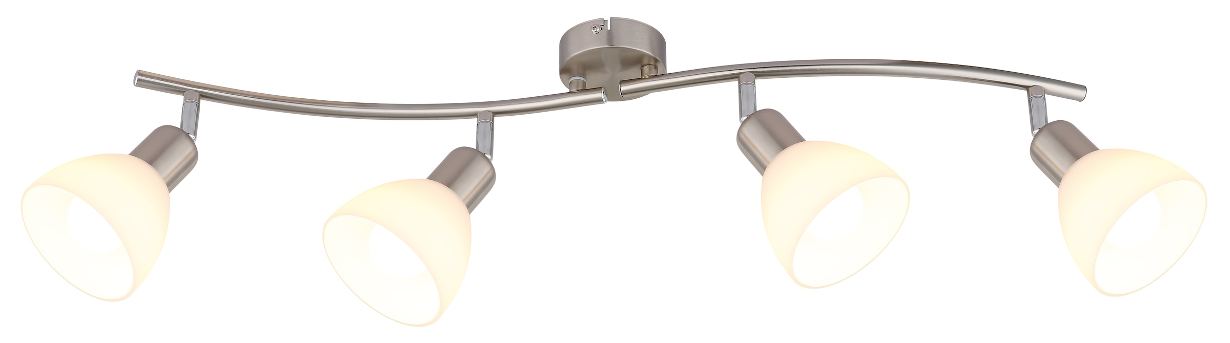 NOWA LED Deckenleuchte »MALTE« E14 1 Stk. Warmweiß Deckenstrahler Glas opal Gläser Wohnzimmer Flur Schlafzimmer