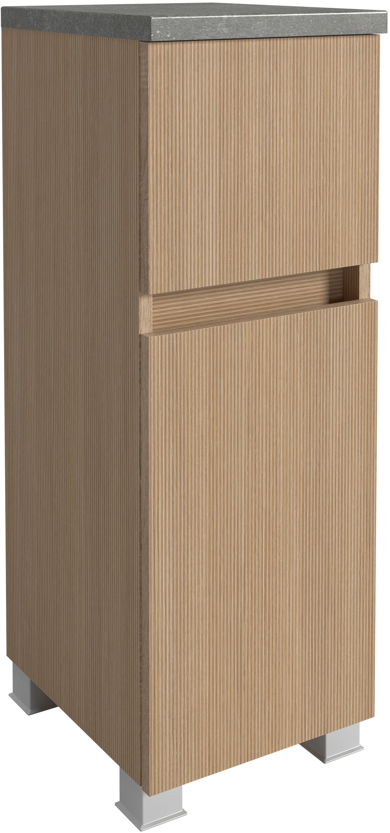 welltime Badmöbel-Set »Eixo«, Set 120 cm breit, Badmöbel mit LED-Beleuchtung