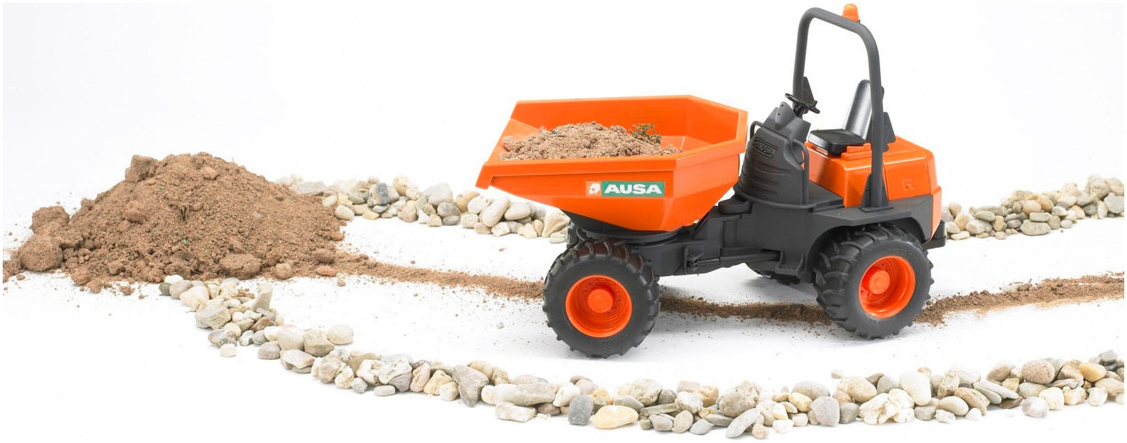 Bruder® Spielzeug-Baumaschine »AUSA Minidumper 23 cm (02449)« Made in Europe