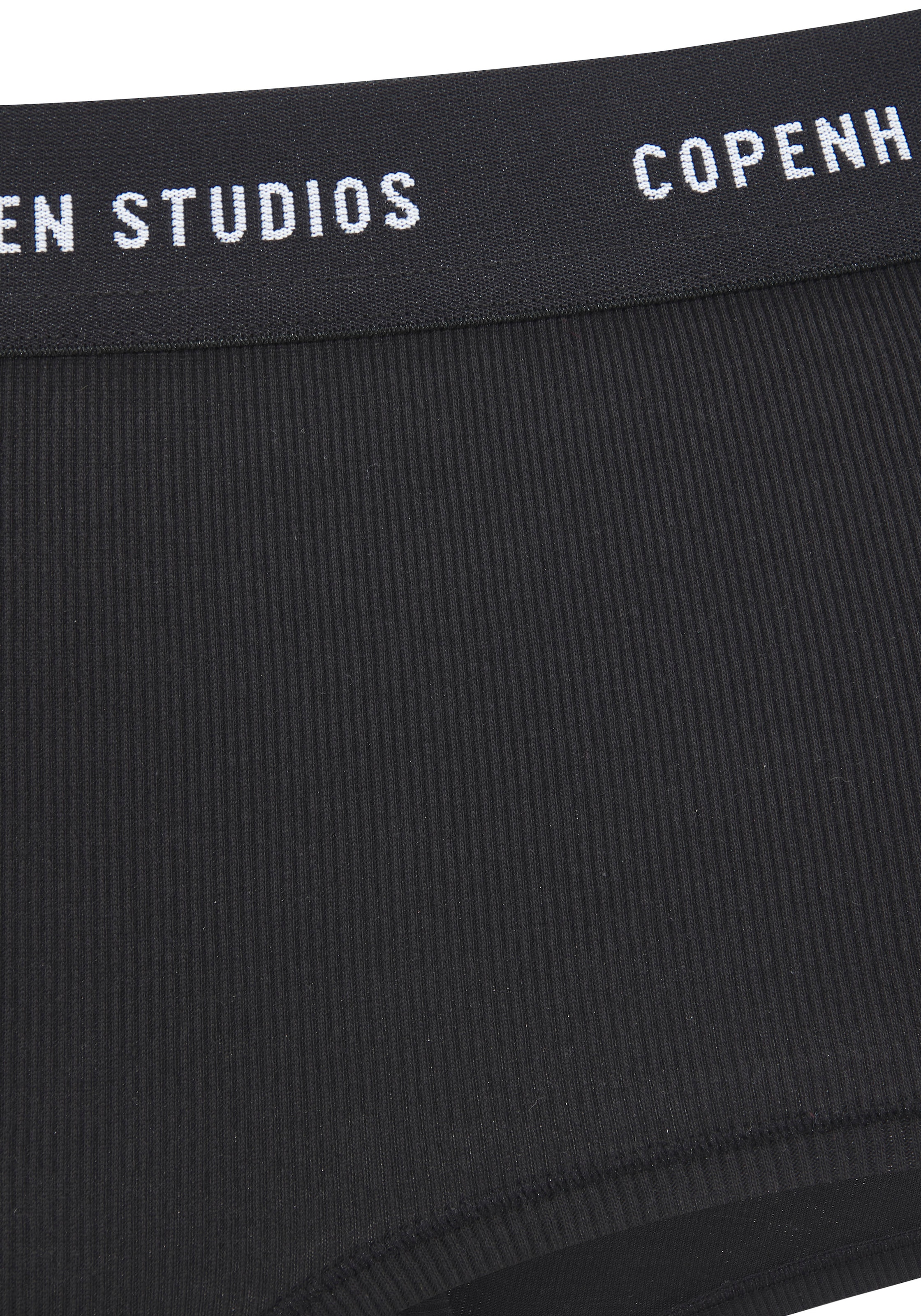 Copenhagen Studios Panty »mit softem Logobund«, (2er-Pack), aus gerippter Bio-Baumwollqualität