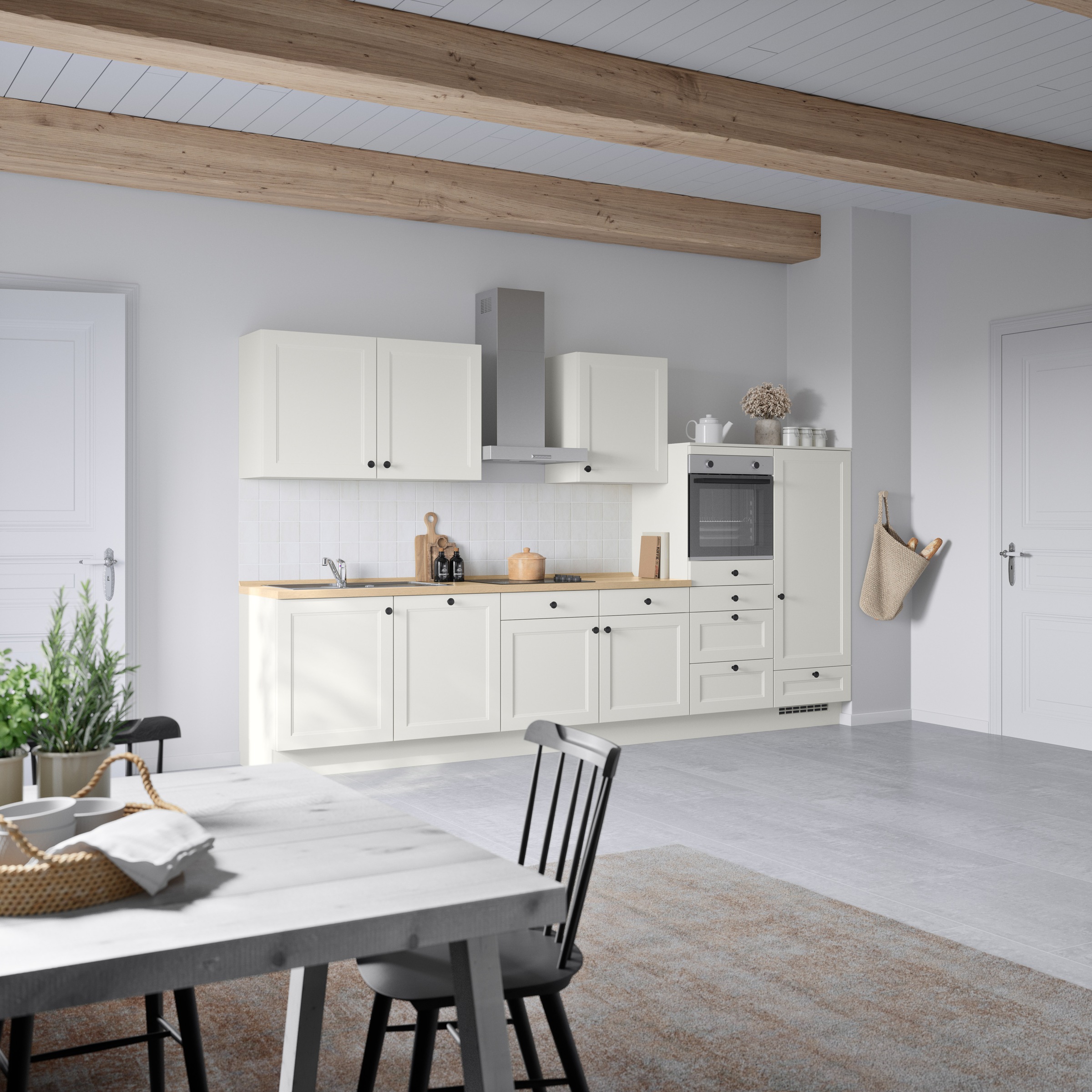 nobilia® Küchenzeile »"Cascada I"«, vormontiert, Ausrichtung wählbar, Breite 360 cm, wahlw. mit E-Geräten