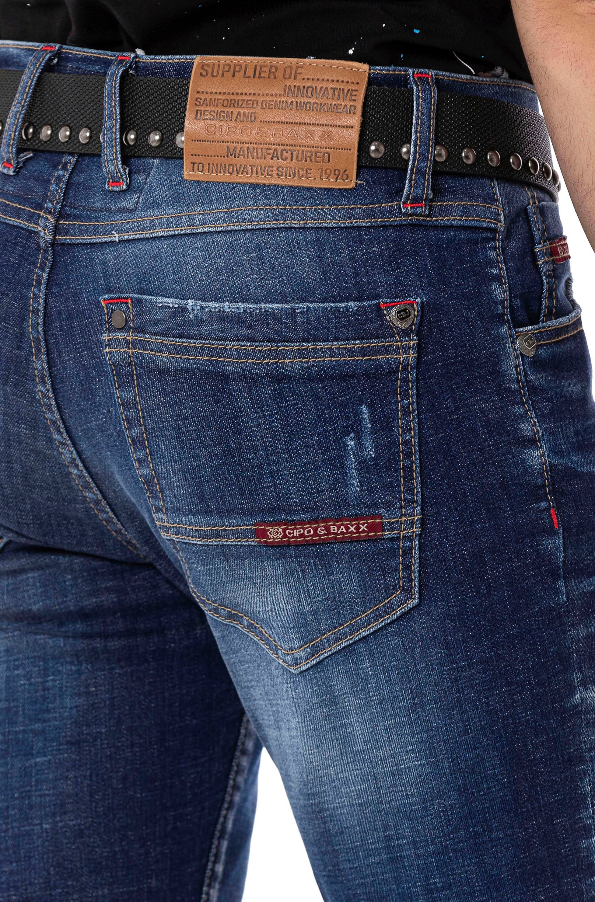 Cipo & Baxx Straight-Jeans