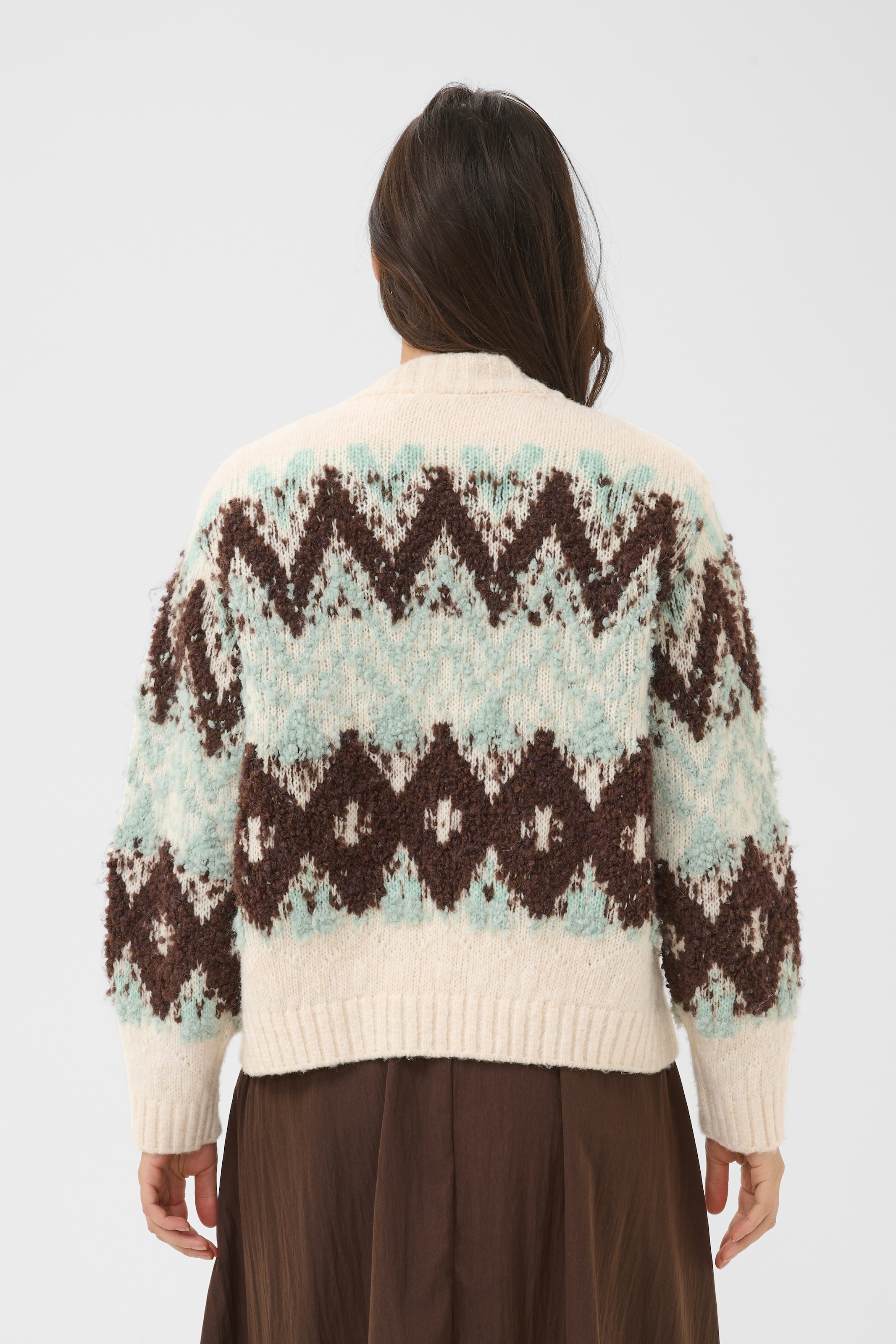 Saint Tropez Strickjacke »TuskaSZ Cardigan« Materialmix, Regular fit